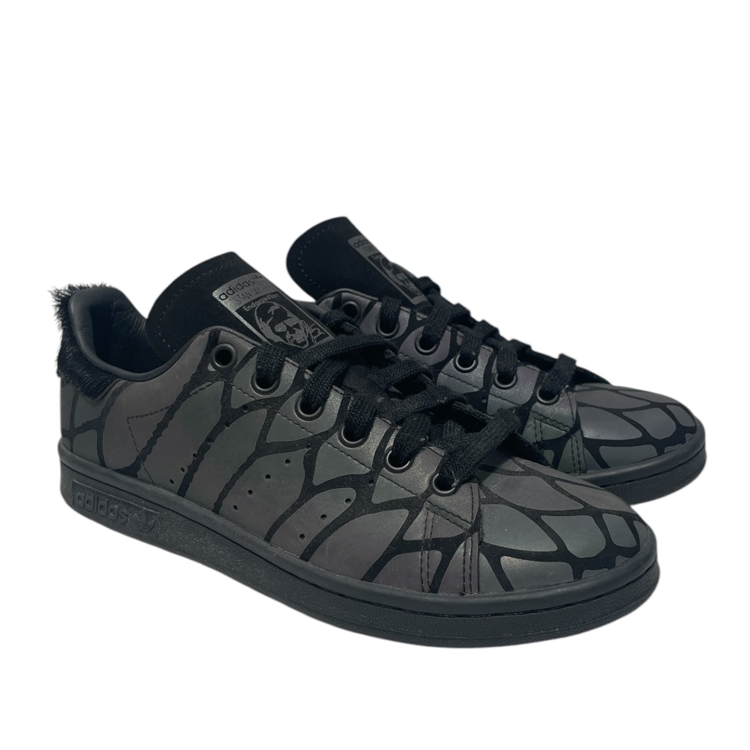 adidas/Low-Sneakers/US 7/Leather/BLK/STAN SMITH view 1