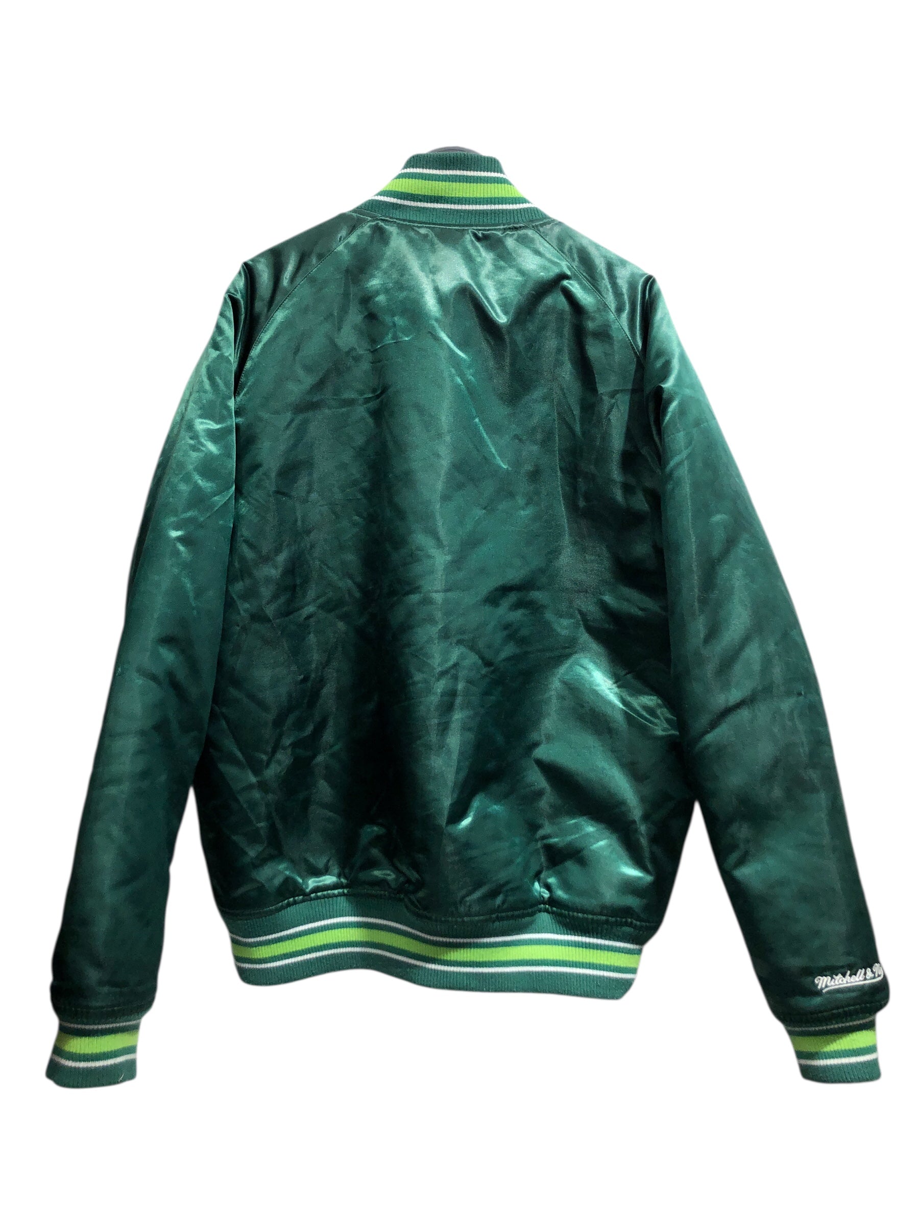 NBA/mitchell&ness/Jacket/L/Nylon/GRN/BUCKS view 2