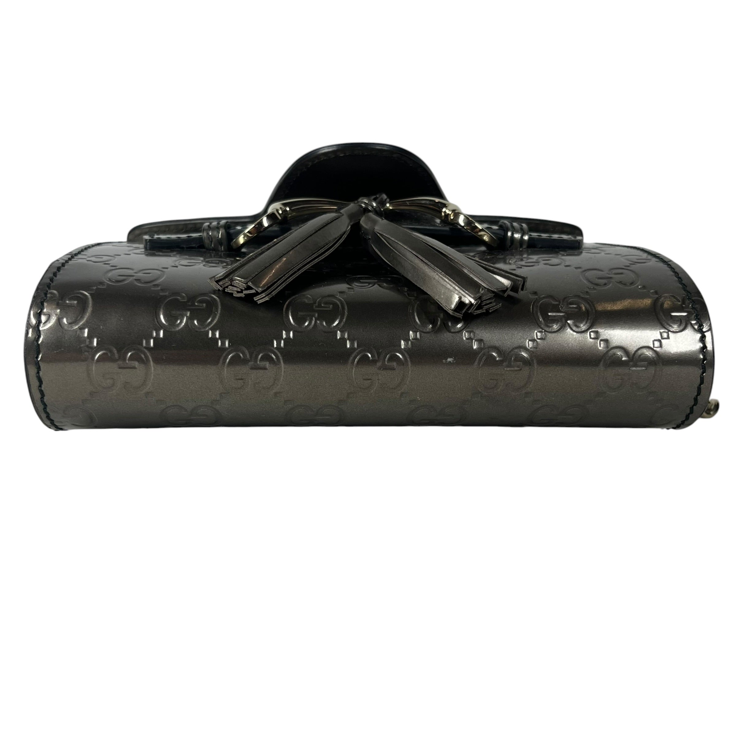 GUCCI/Hand Bag/Leather/SLV/all over print view 4