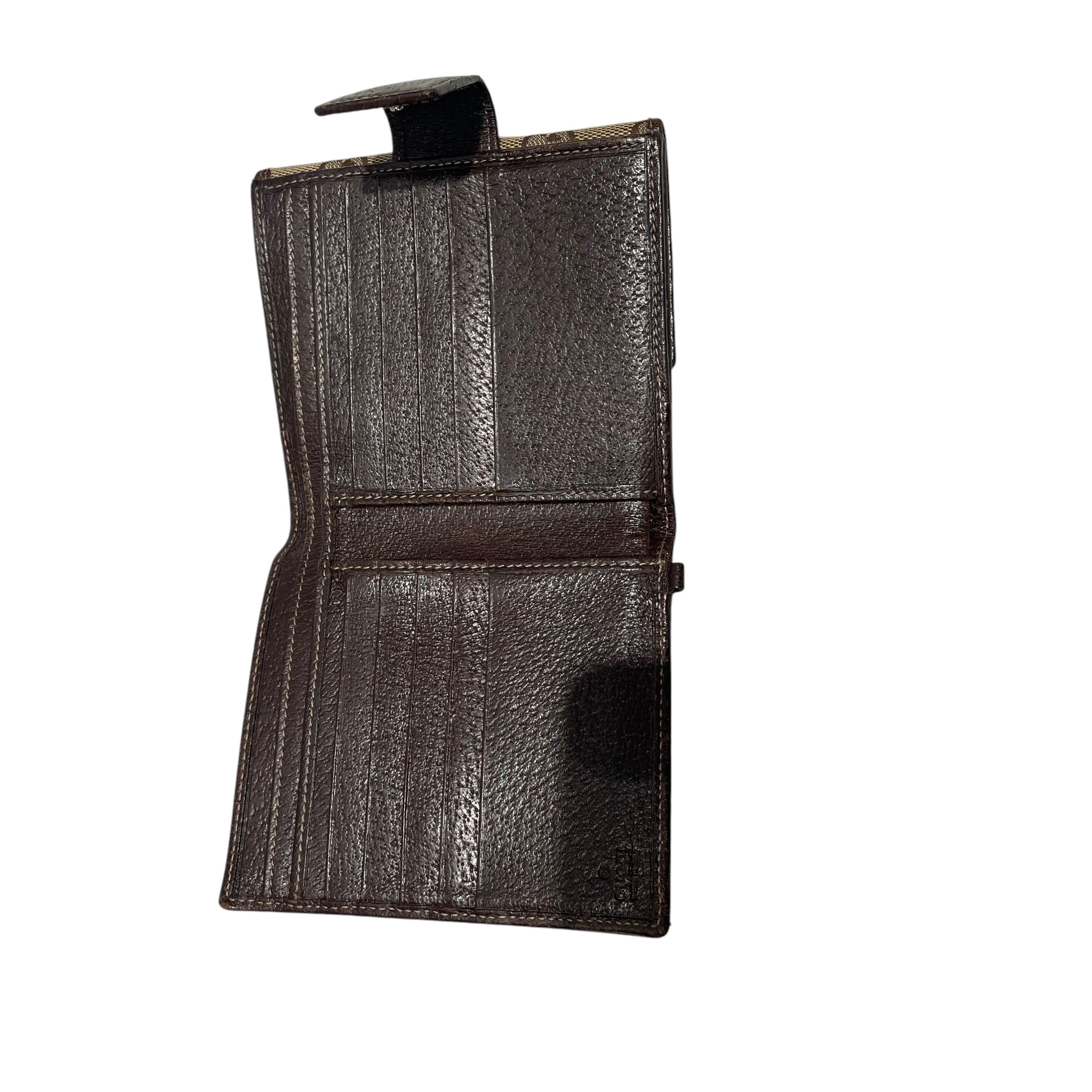 GUCCI/Bifold Wallet/BRW/L's/GG Canvas view 4