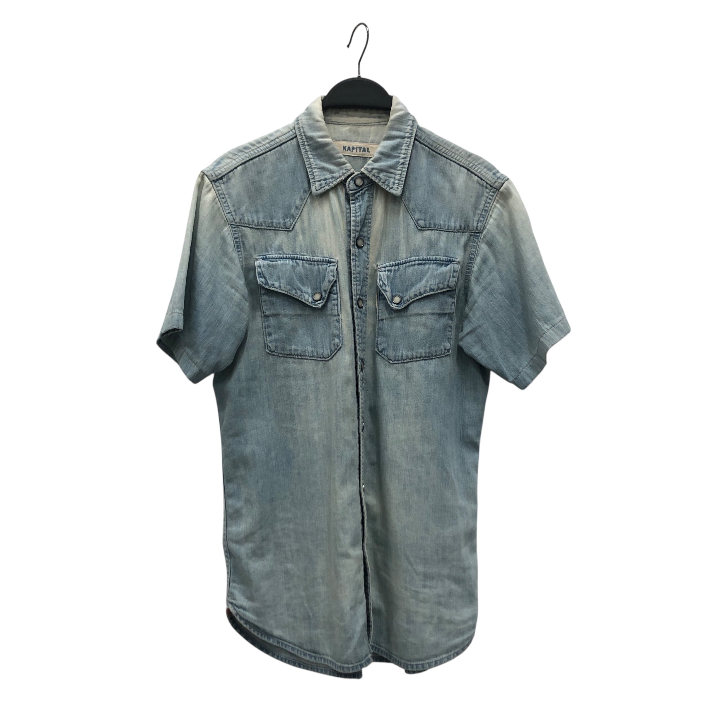 KAPITAL/SS Shirt/2/Cotton/IDG/Western/ view 1