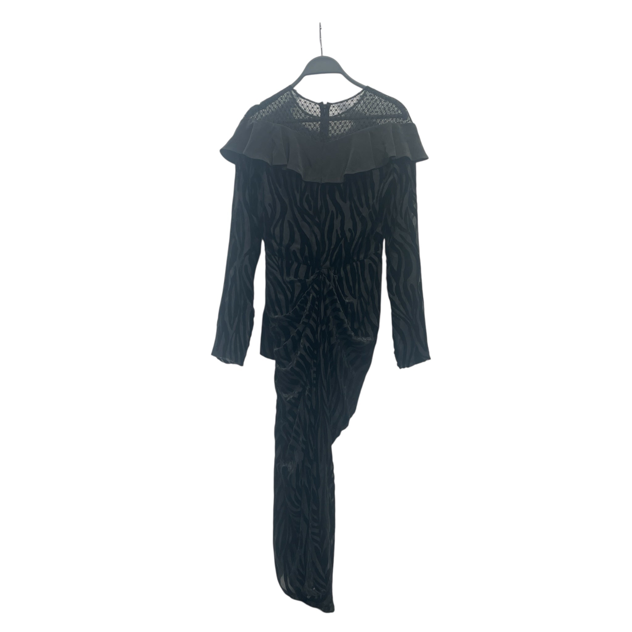 ISABEL MARANT/LS Dress/34/Silk/BLK/Camy Asymmetric Dress view 2