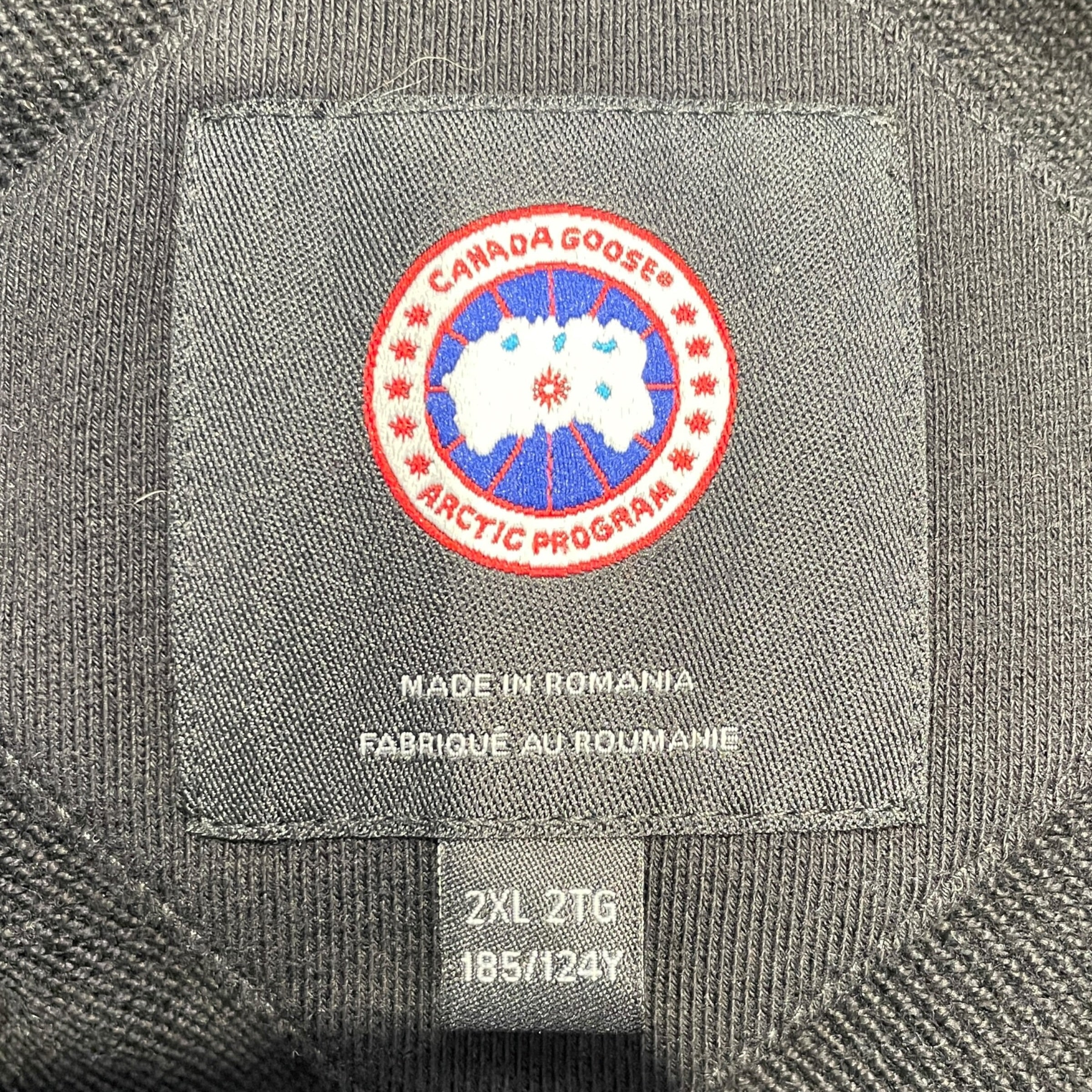 CANADA GOOSE/Zip Up Hoodie/XXL/Cotton/BLK/zip-up puffer hoodie view 3