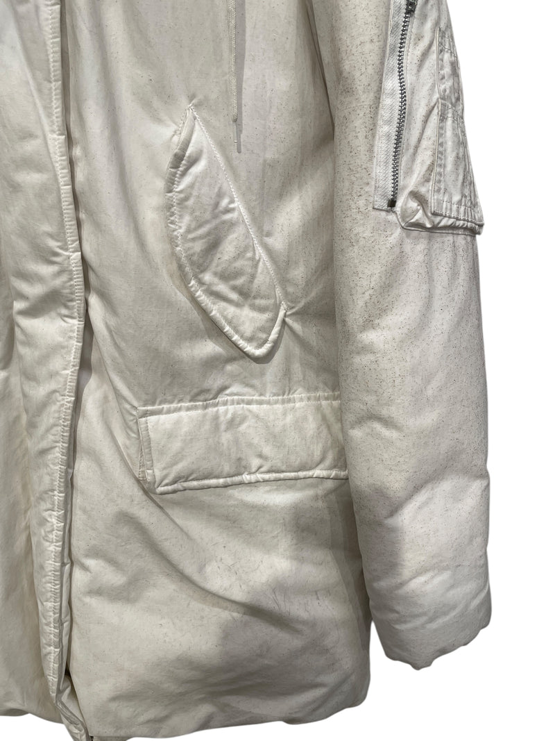 Helmut Lang/Puffer Jkt/40/Cotton/WHT/