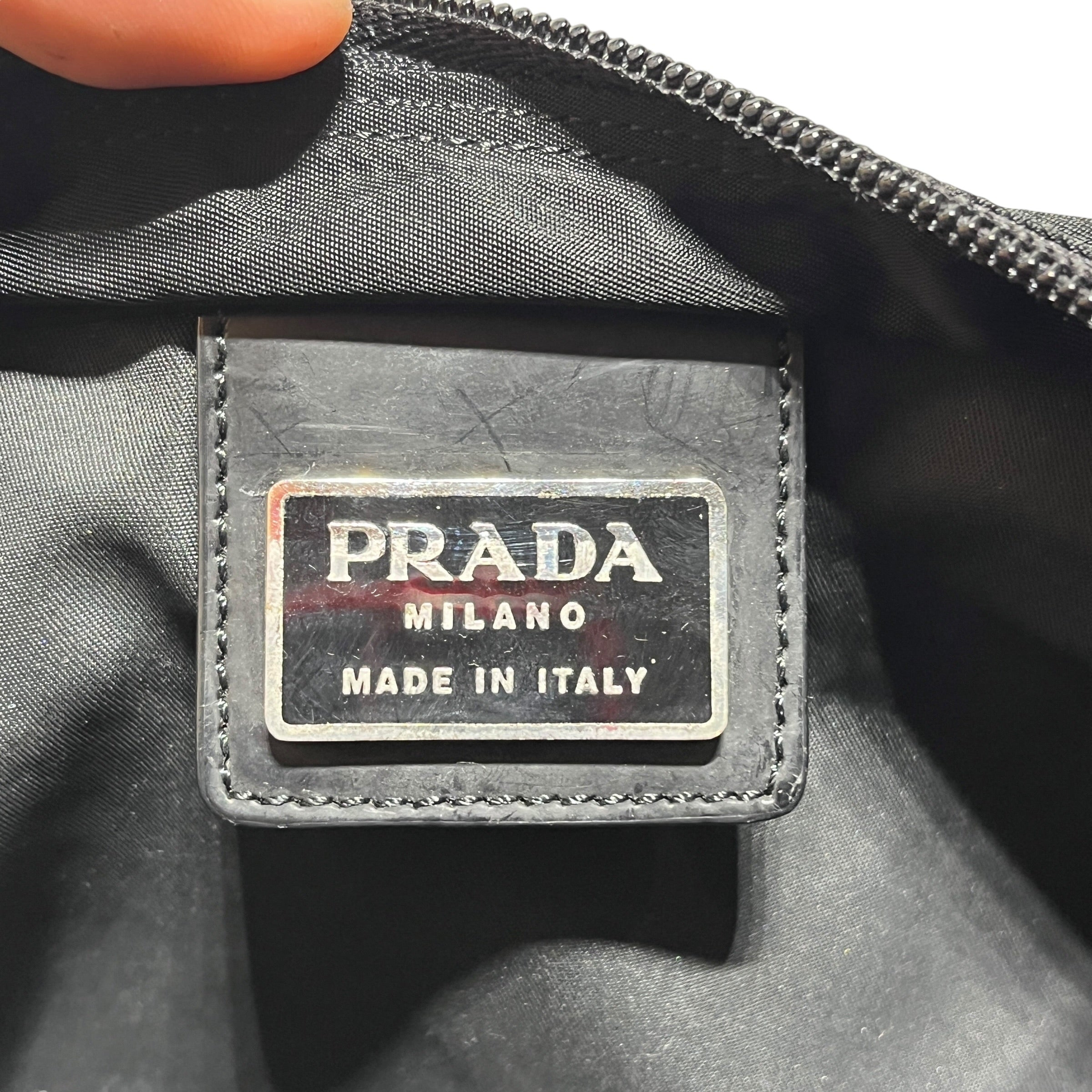 PRADA/Cross Body Bag/Nylon/BLK/TESSUTO CROSSBODY view 6
