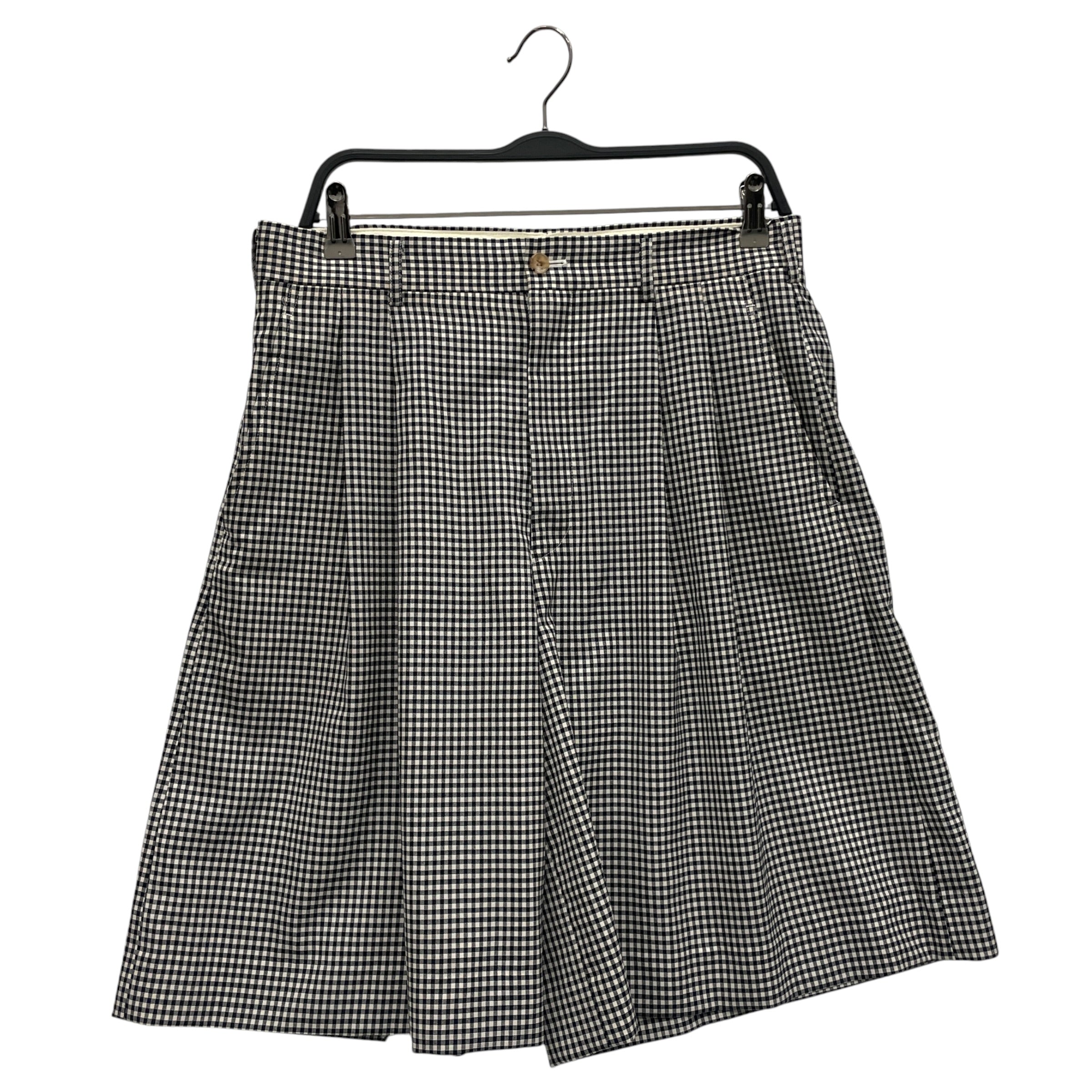 COMME des GARCONS HOMME PLUS/Shorts/S/Wool/WHT/Gingham Check/PA-P020 view 1