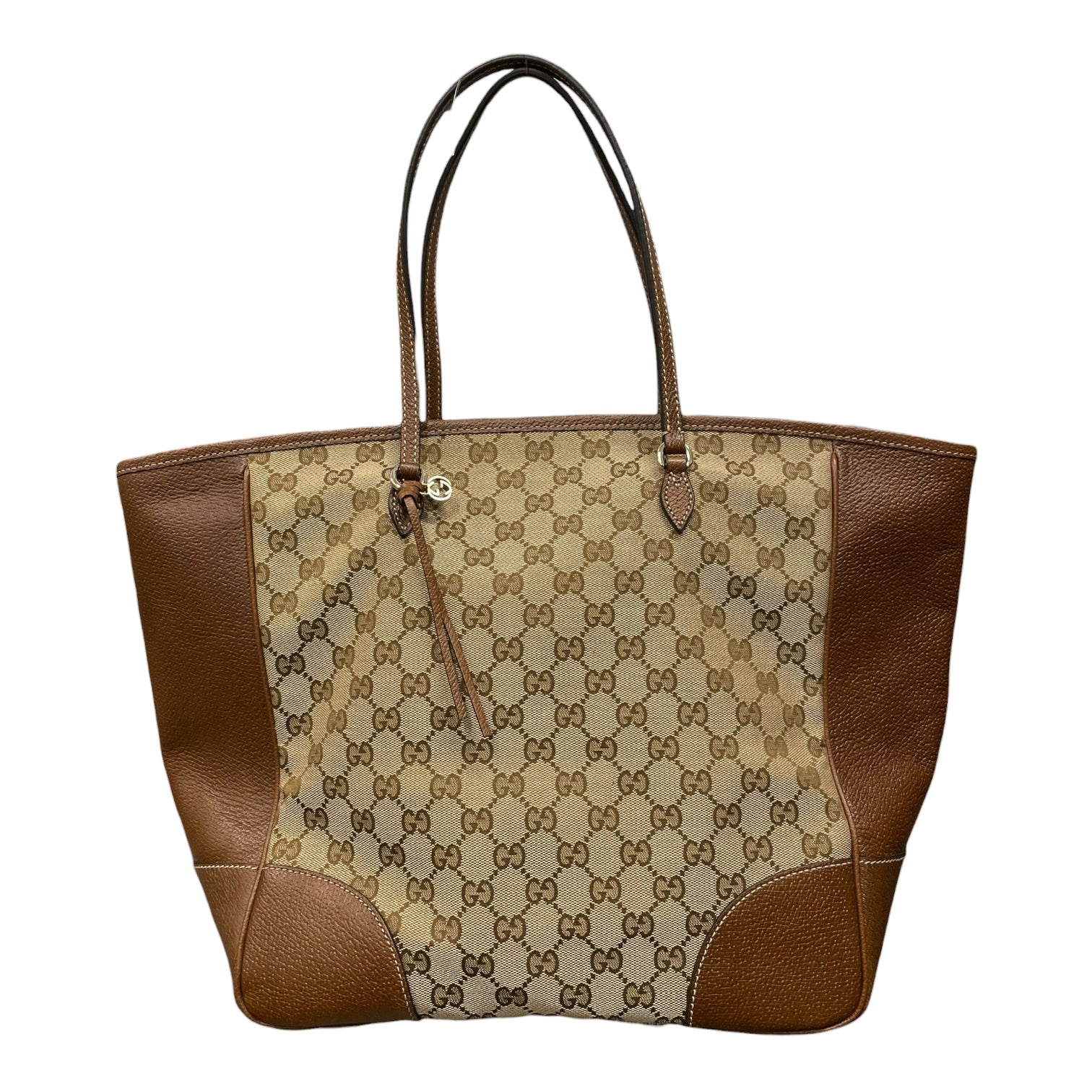GUCCI/Tote Bag/Leather/BRW/MONOGRM CALFSKIN view 1