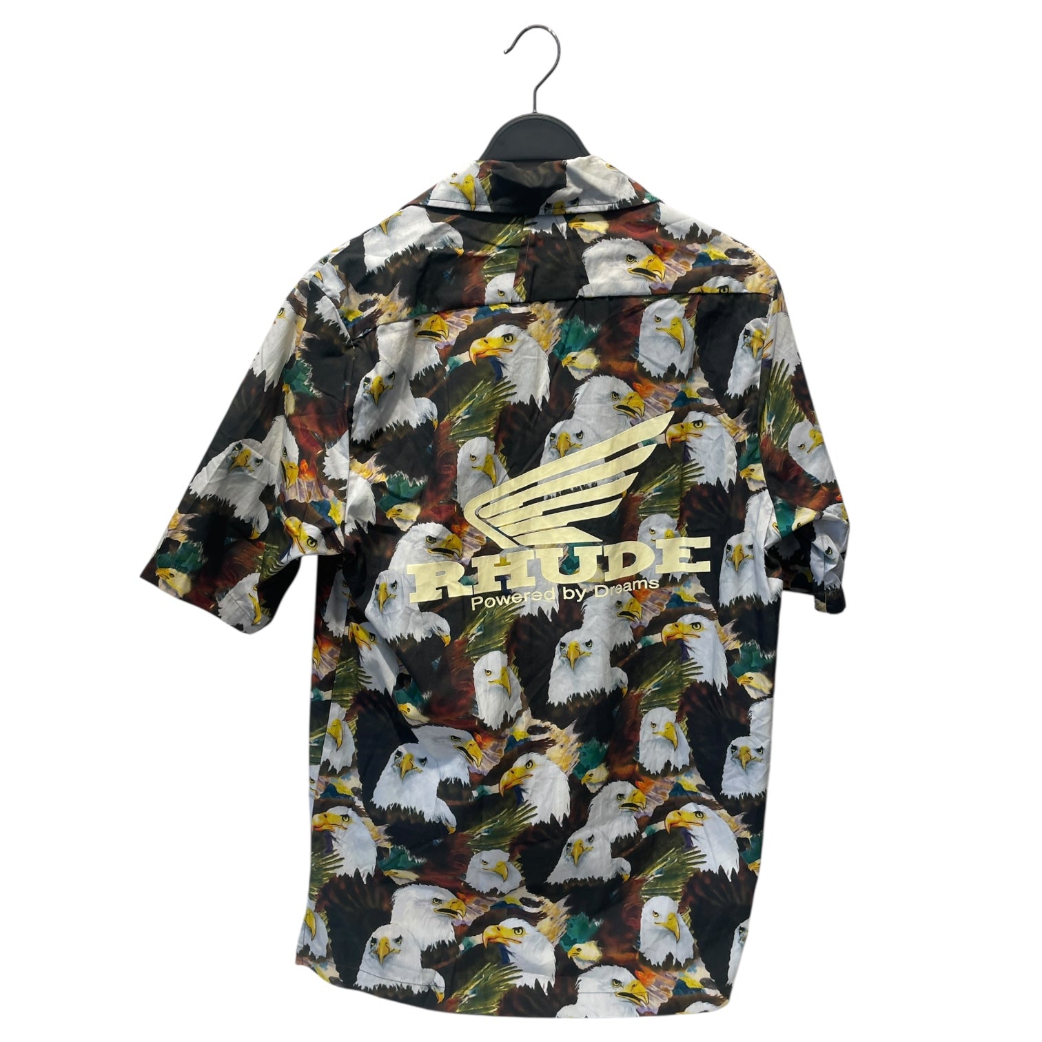 RHUDE/SS Shirt/M/Cotton/GRN/All Over Print/EAGLE view 2