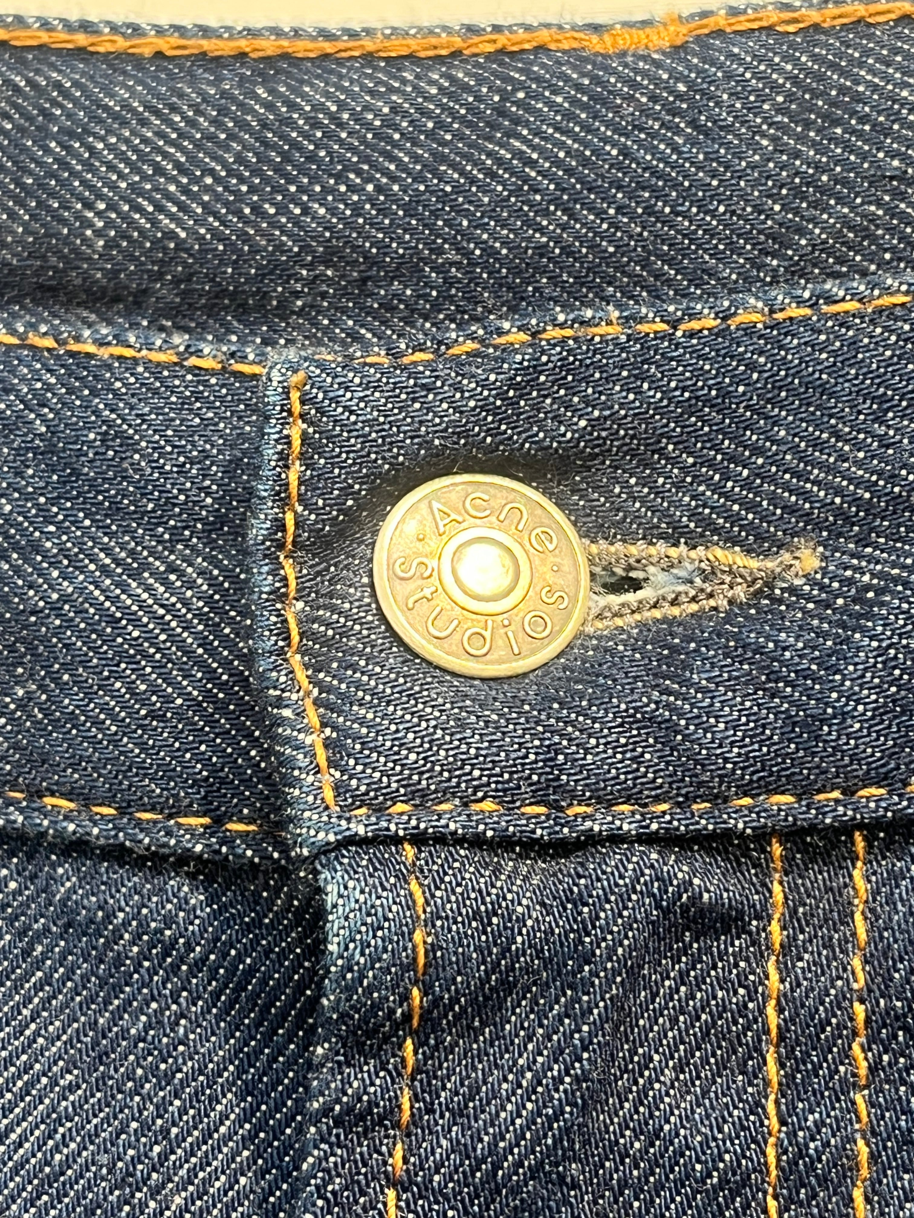 Acne Studios/Straight Pants/29/Cotton/BLU/2021F RINSEDINDOGO5POCKETDENIM view 6