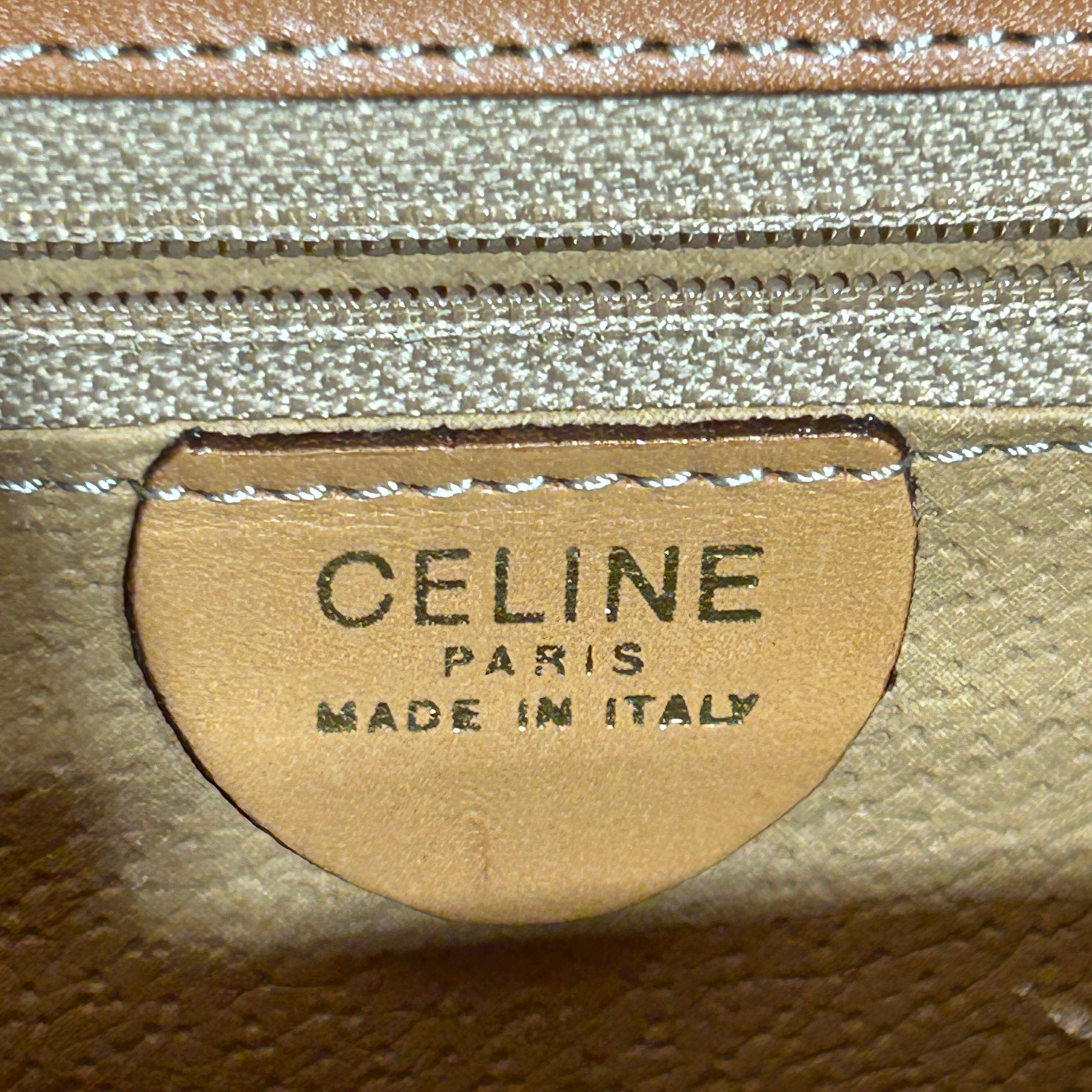 CELINE/Hand Bag/Monogram/Leather/BRW/MACADAM DOUBLE FLAP view 6