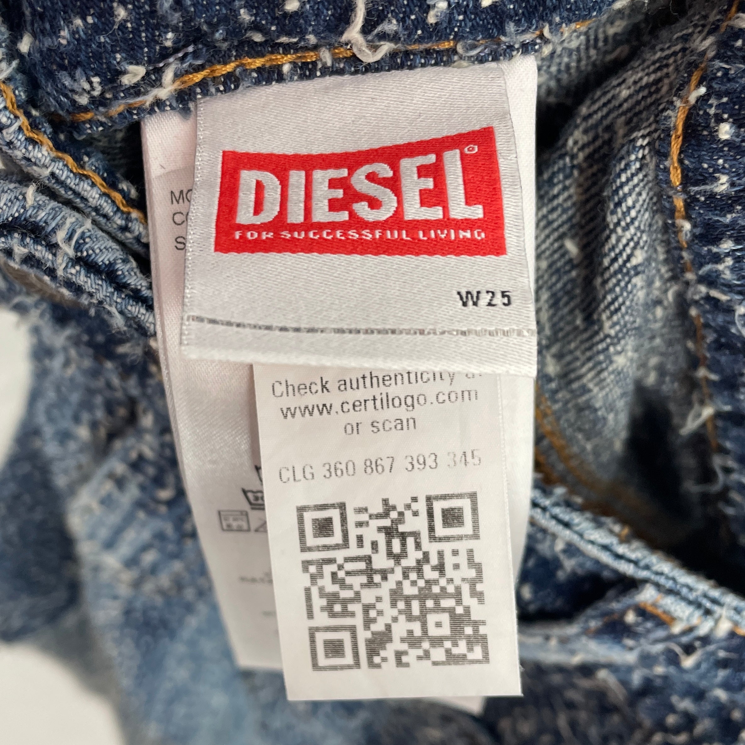 DIESEL/Bootcut Pants/25/Denim/BLU/DIESEL D-EBUSH FLARED JEANS view 4