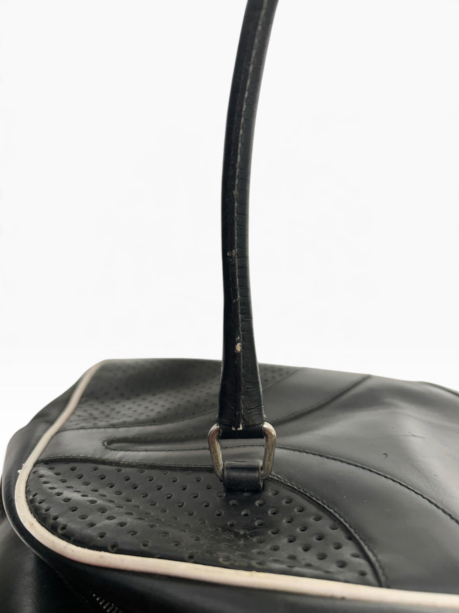 PRADA/Bag/Leather/BLK/ENAMELED TRIANGLE BAG view 7