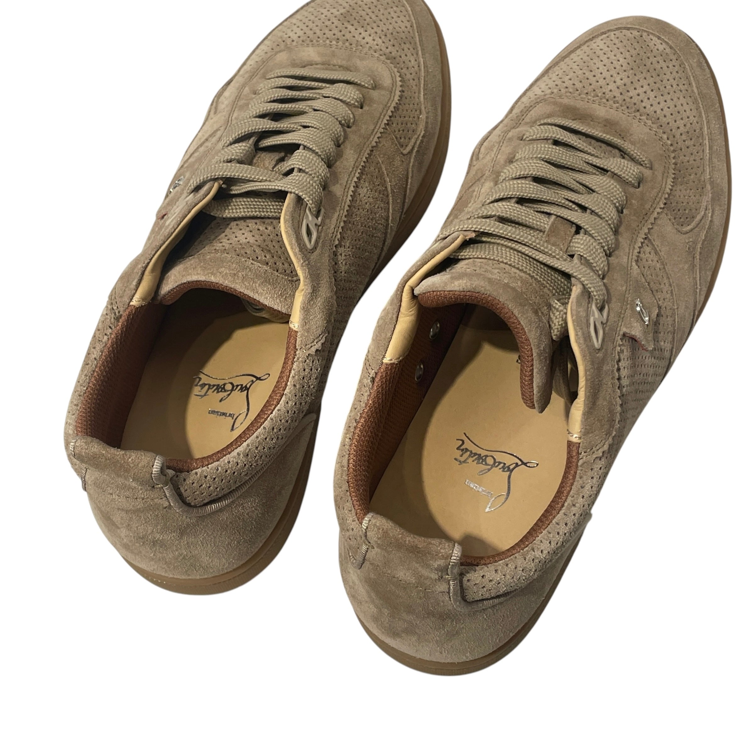 Christian Louboutin/Low-Sneakers/EU 42.5/Suede/BEG/TUTTI SUEDE SNEAKERS view 7