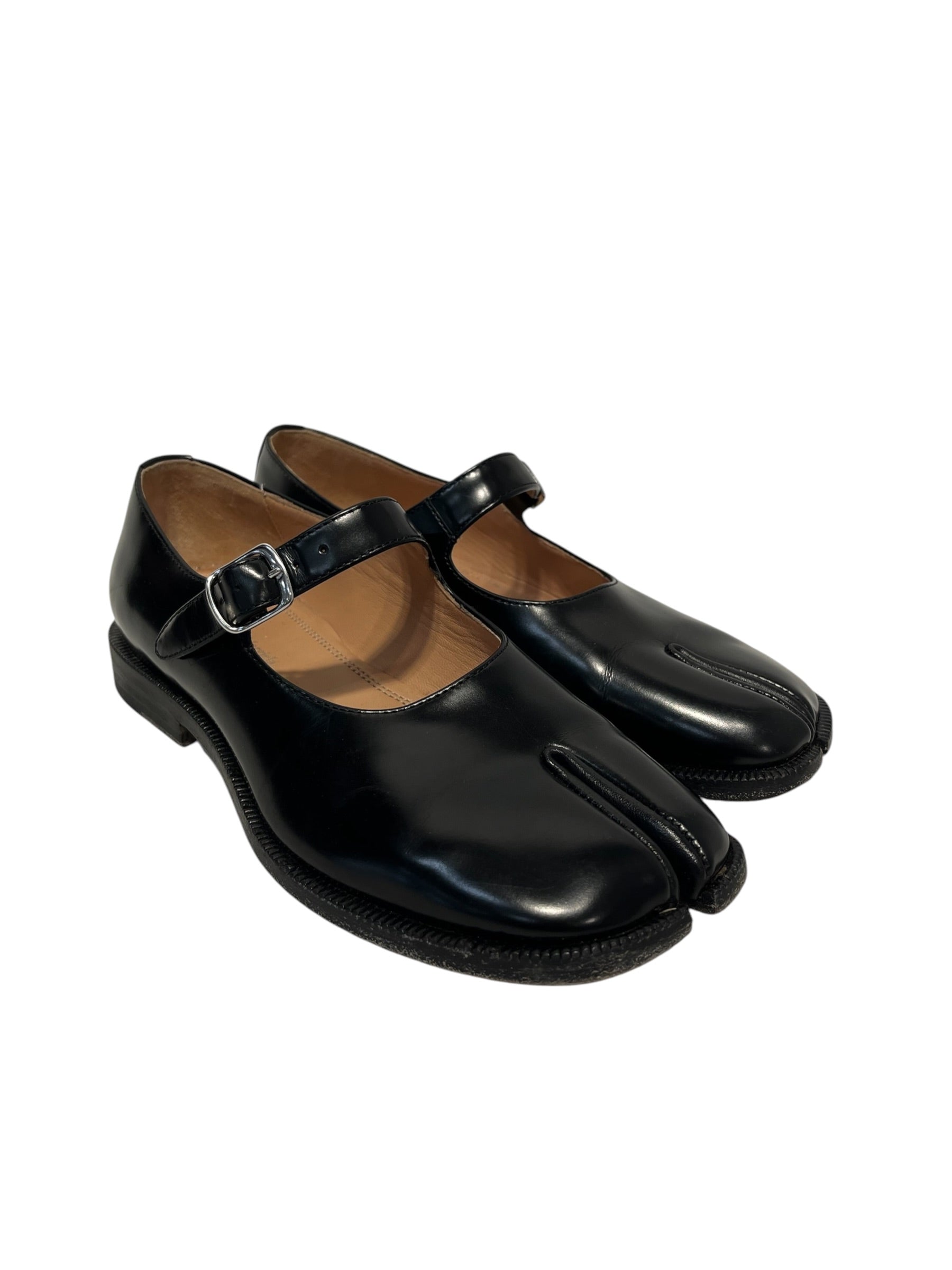 Maison Margiela/Heels/EU 35.5/Leather/BLK/Mary Jane Tabbys view 1