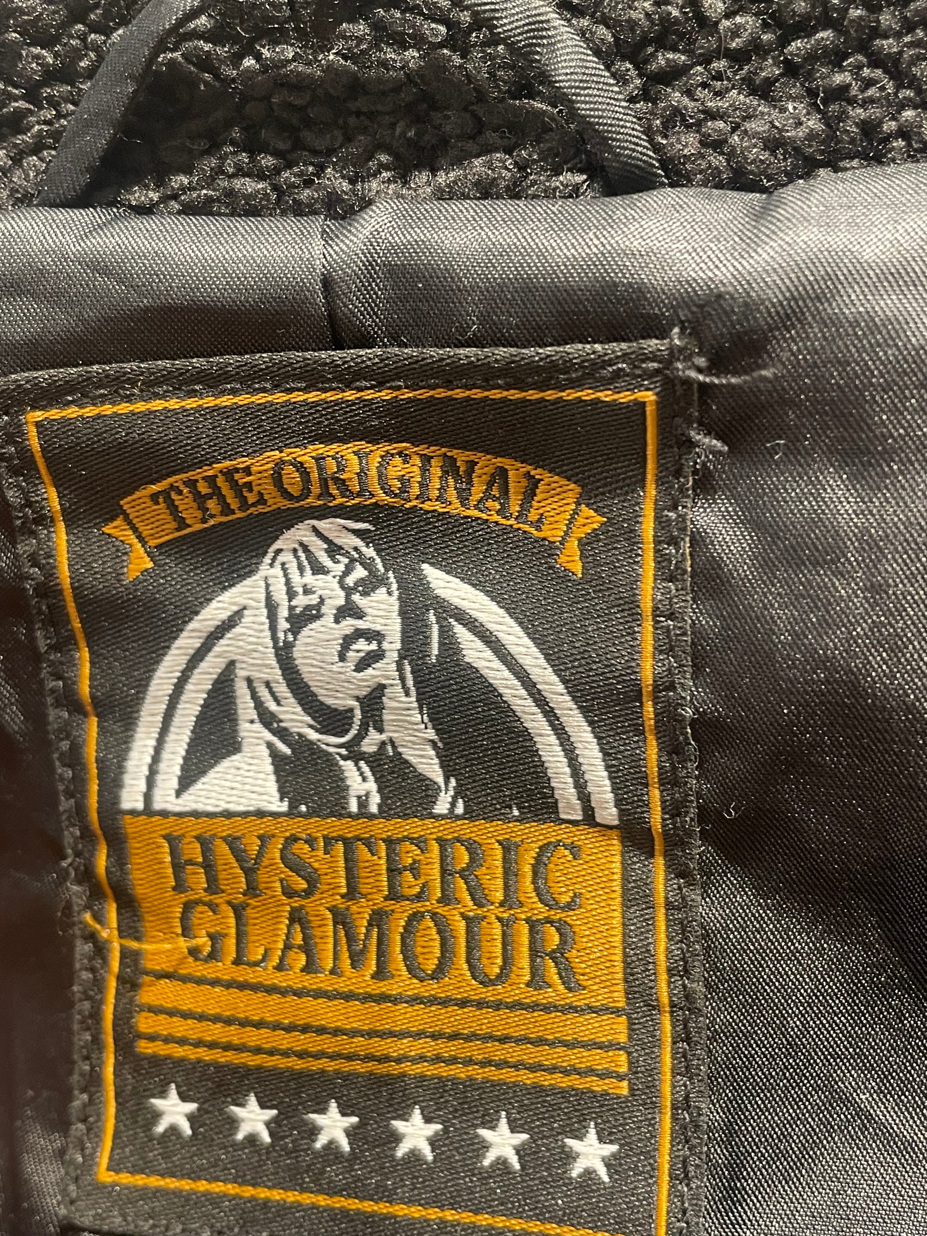 HYSTERIC GLAMOUR/Coat/Polyester/BLK/Double Breasted/ view 3