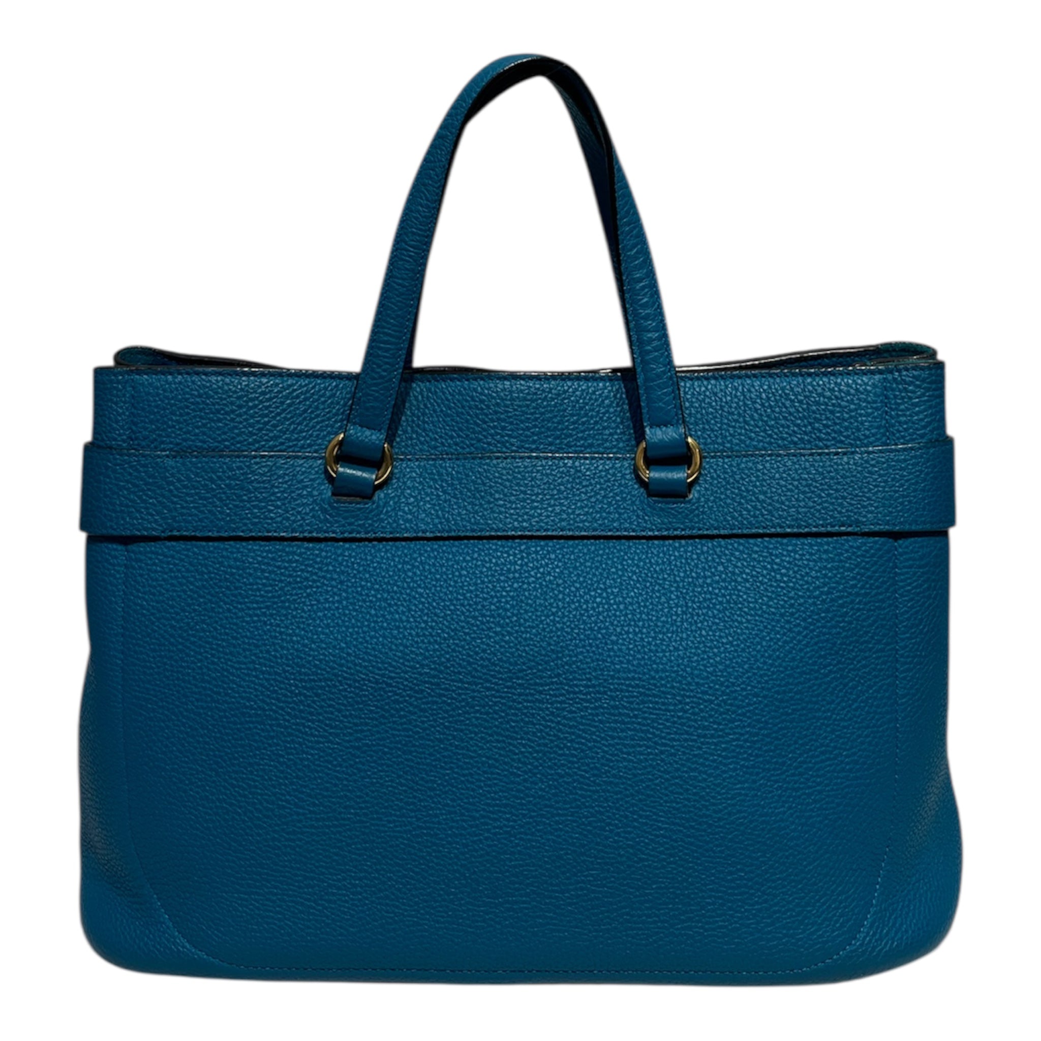 GUCCI/Hand Bag/Leather/BLU/HORSEBIT CALFSKIN BAG view 2