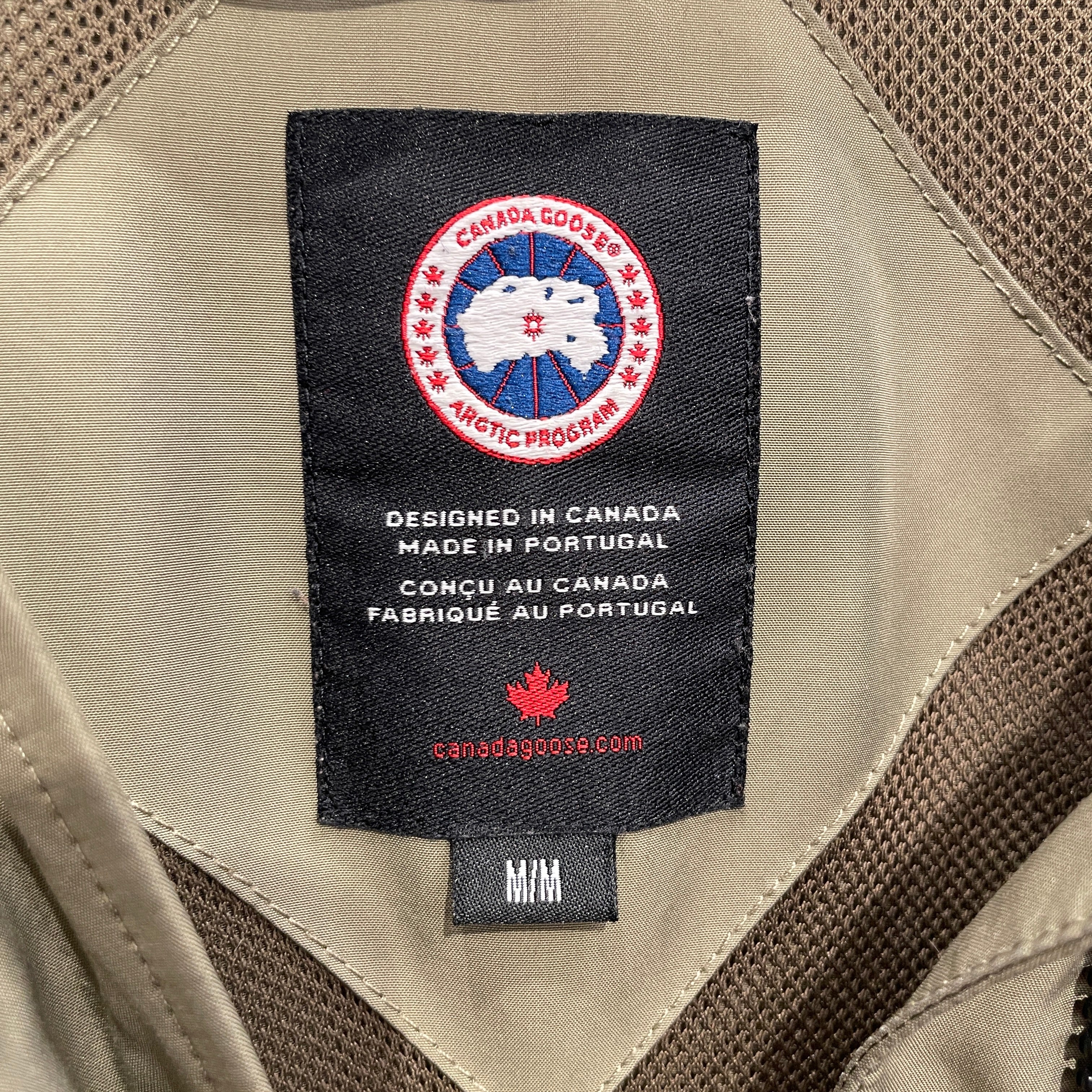 CANADA GOOSE/Windbreaker/M/Polyester/GRN/No Collar/CANADA GOOSE RAIN WINDBRKR HOO view 3