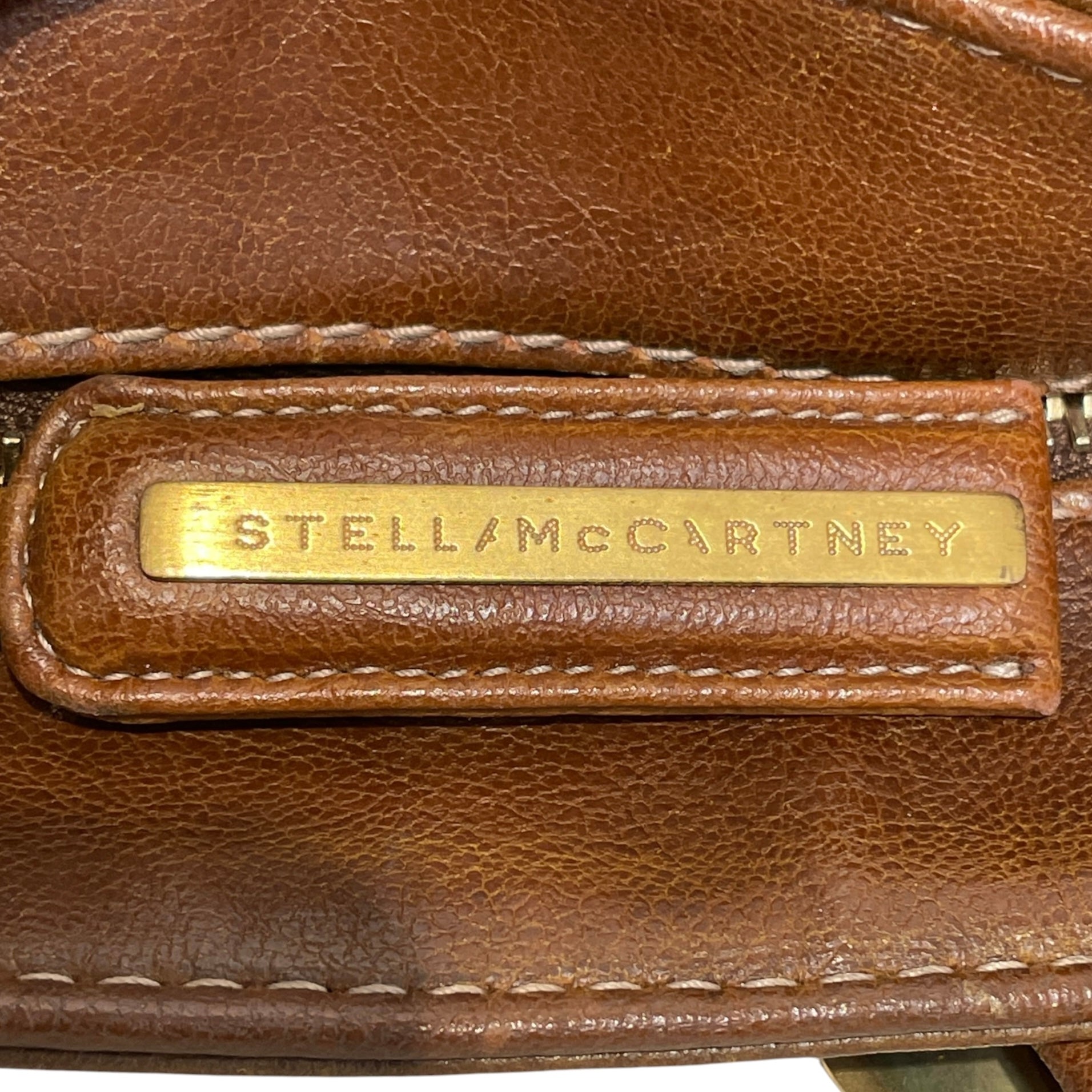 STELLAMcCARTNEY/Hand Bag/Leather/BRW/Large Zip-Up Tote Bag view 6