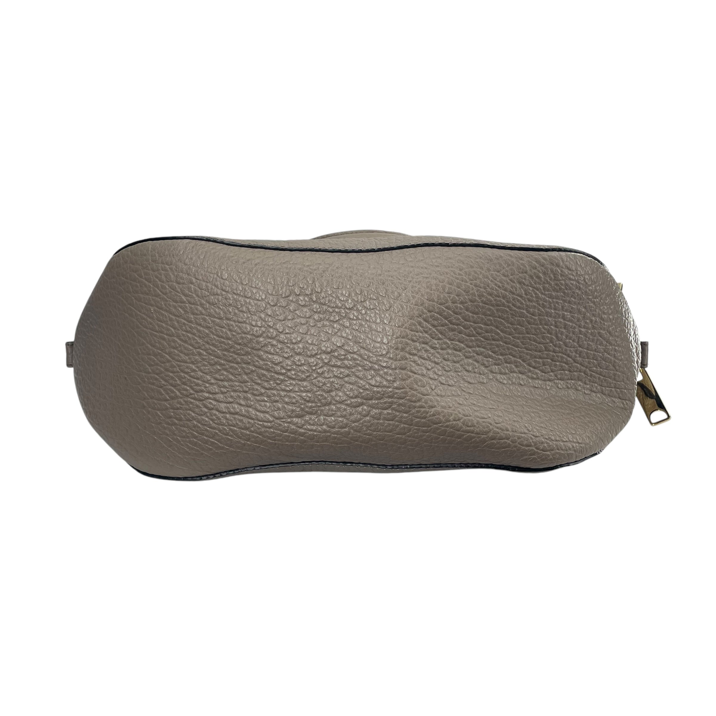 BURBERRYS/Hand Bag/Leather/GRY/ROUND BAG view 5