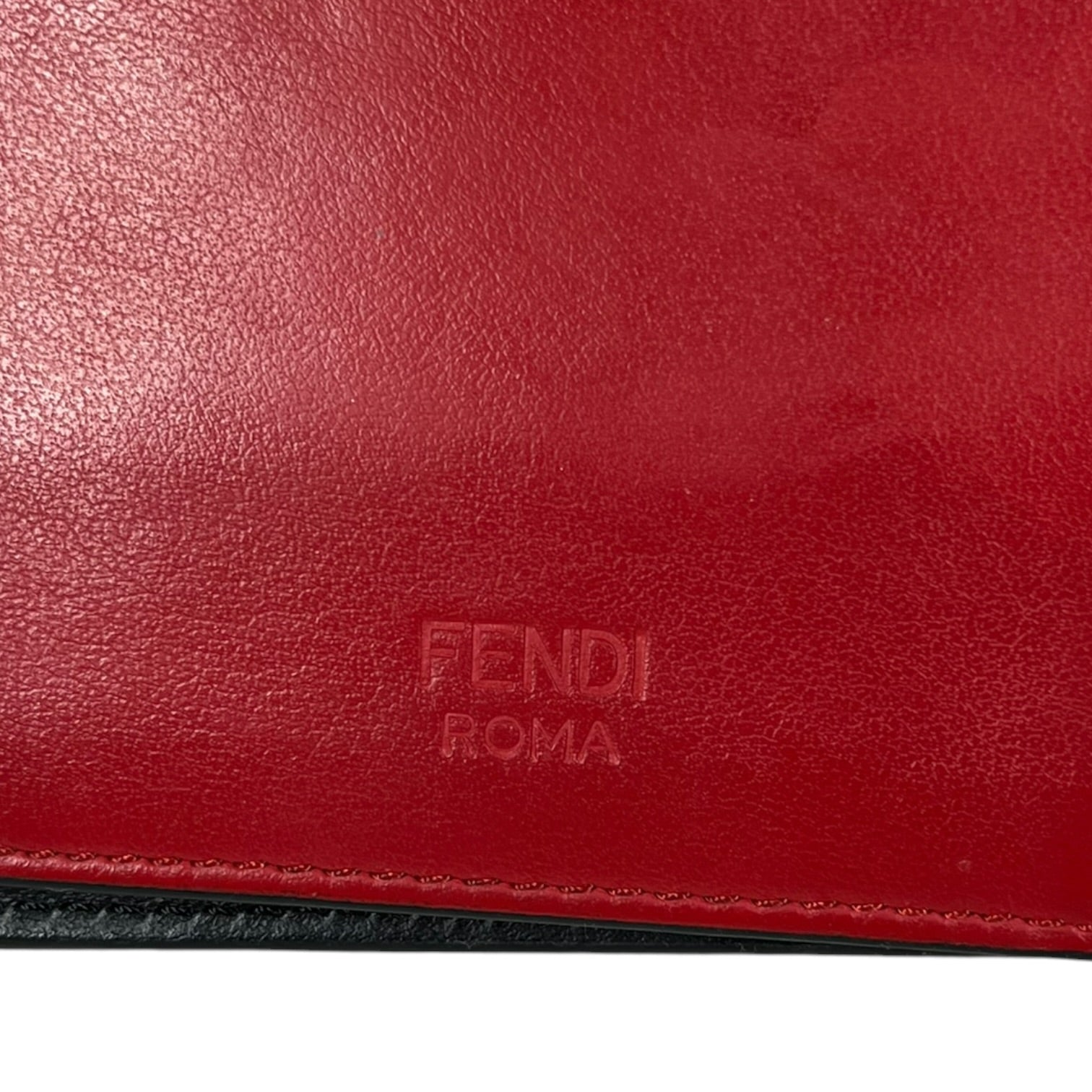 FENDI/Bifold Wallet/Leather/RED/Monster Eyes Wallet view 4