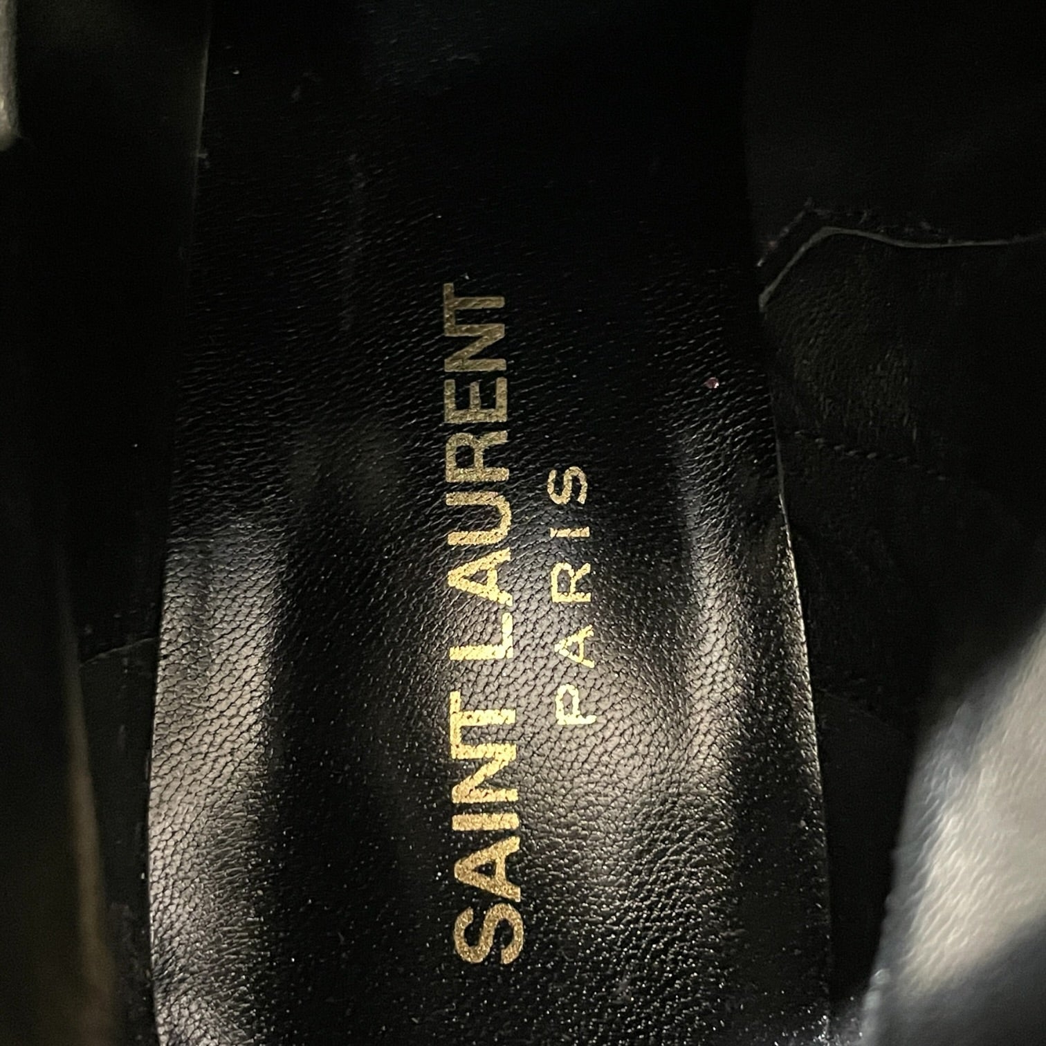 SAINT LAURENT/Chelsea Boots/EU 37/Glitter/Leather/PNK/loulou glitter view 3