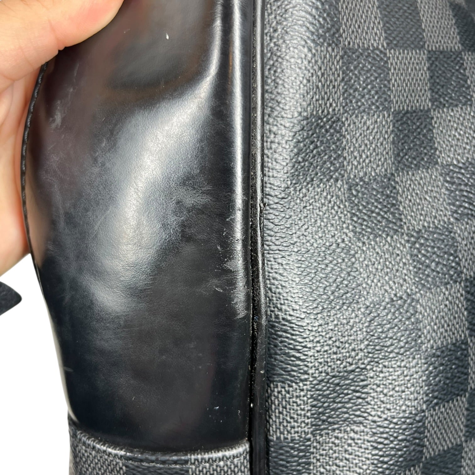 LOUIS VUITTON/Backpack/Monogram/BLK/Graphite Josh view 7