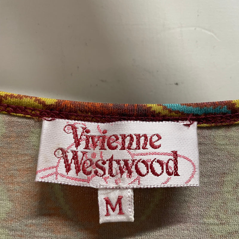 Vivienne Westwood/LS T-Shirt/M/All Over Print/Cotton/MLT/