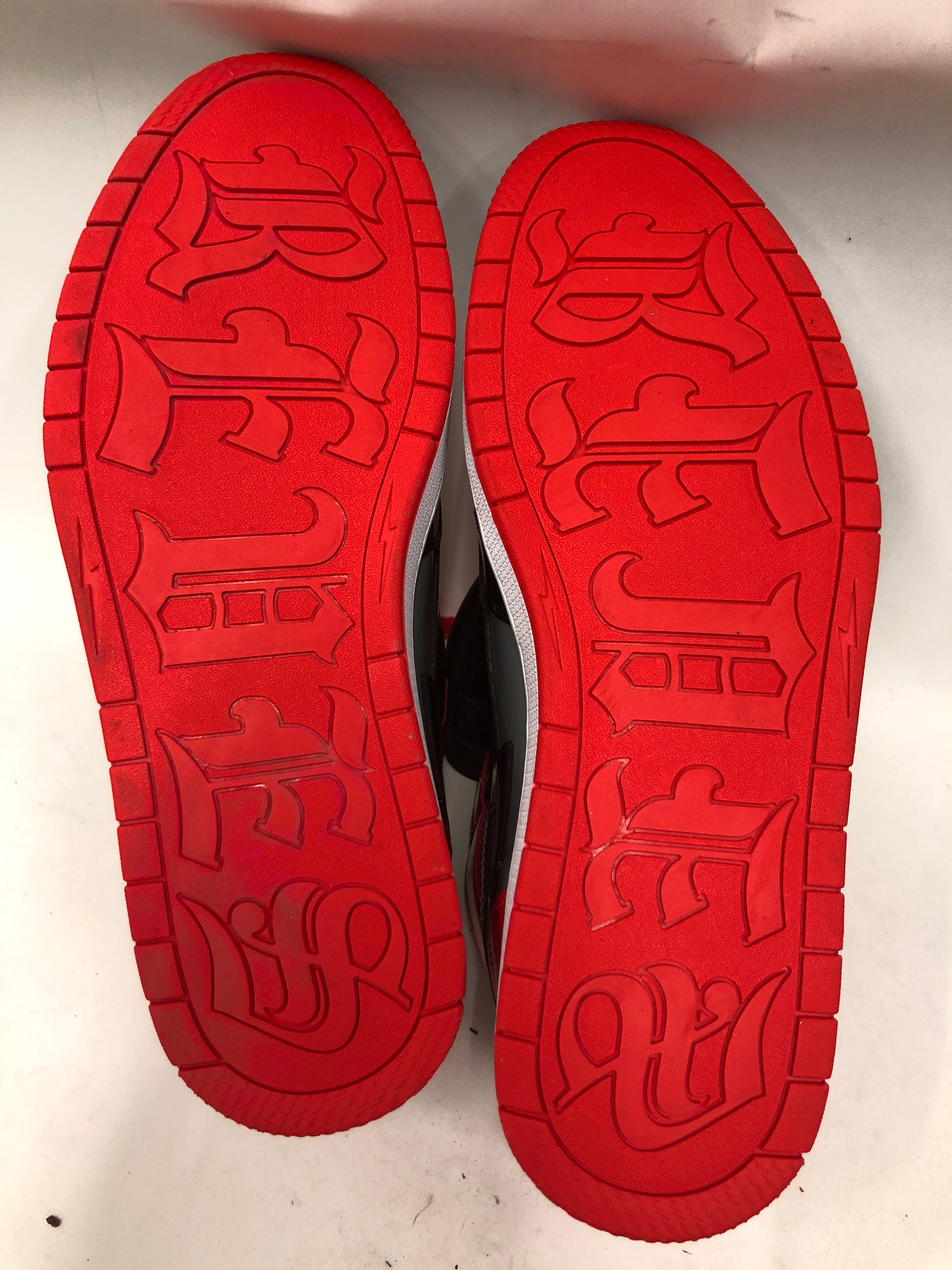 KOOL KIY/Hi-Sneakers/US 13/RED/GREY BLACK RED view 7