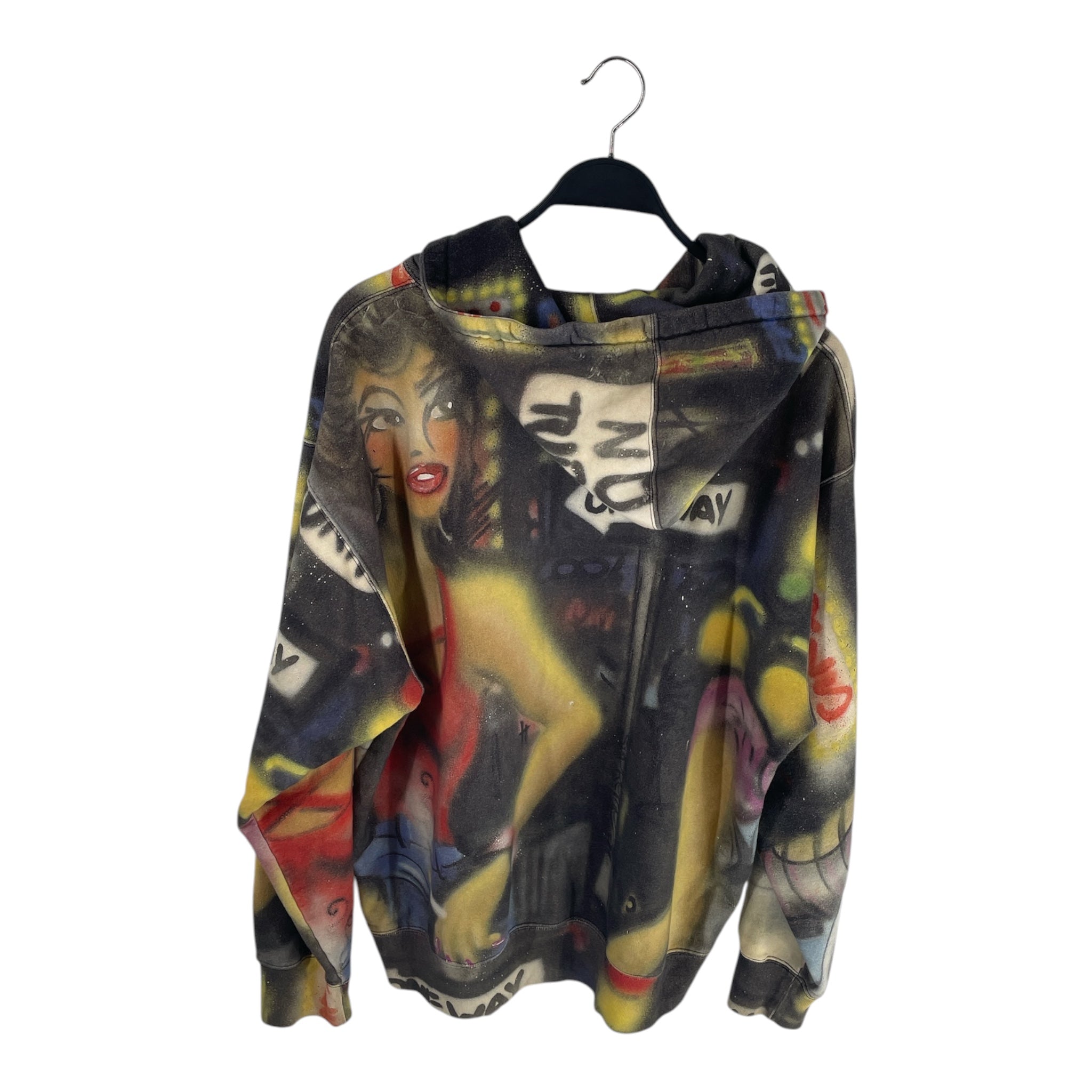 Supreme/Heavy Sweater/XL/All Over Print/Cotton/MLT/LADY ON SLEEVE/RED LIP view 2