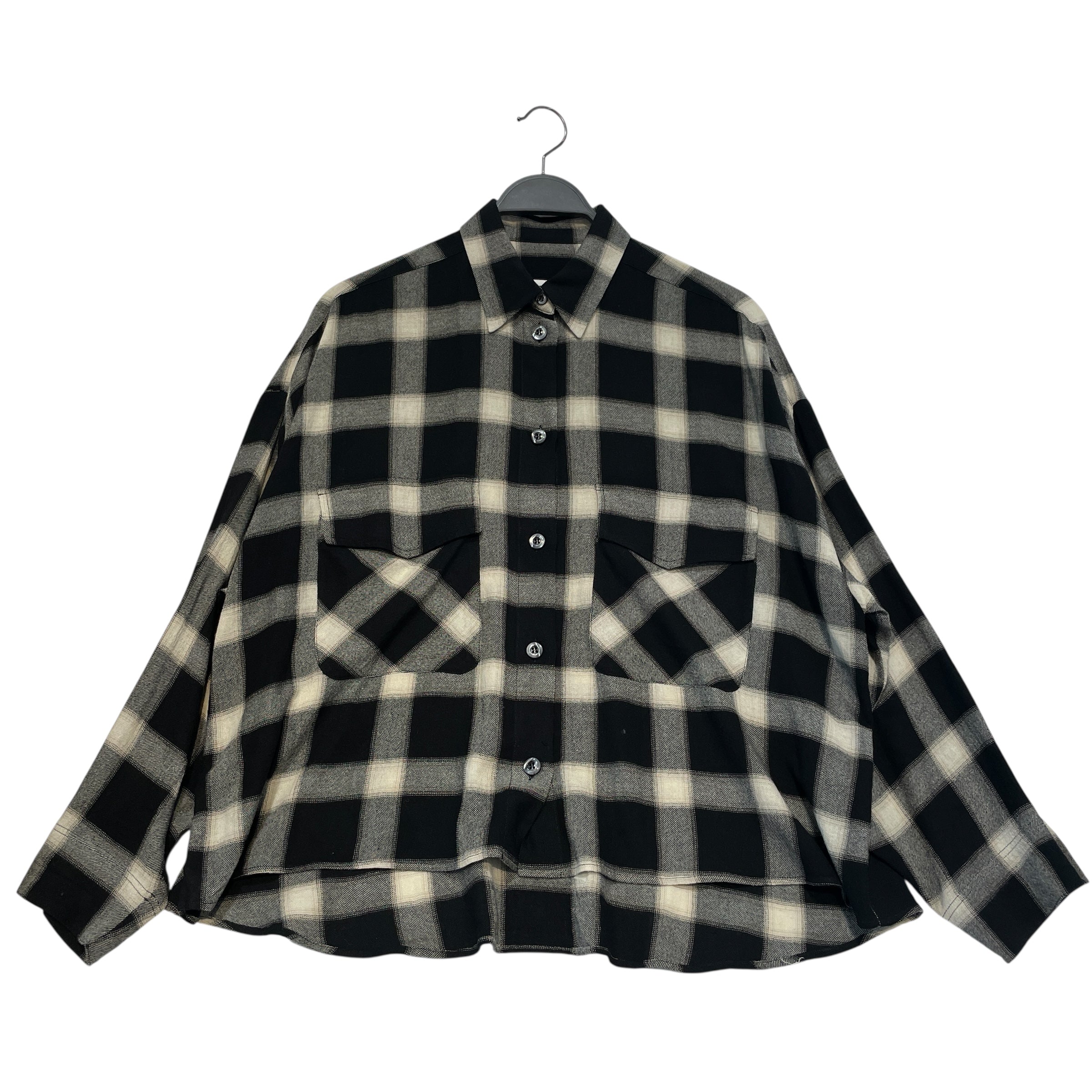MM6/LS Shirt/38/Cotton/MLT/Plaid/Cropped Flannel view 1