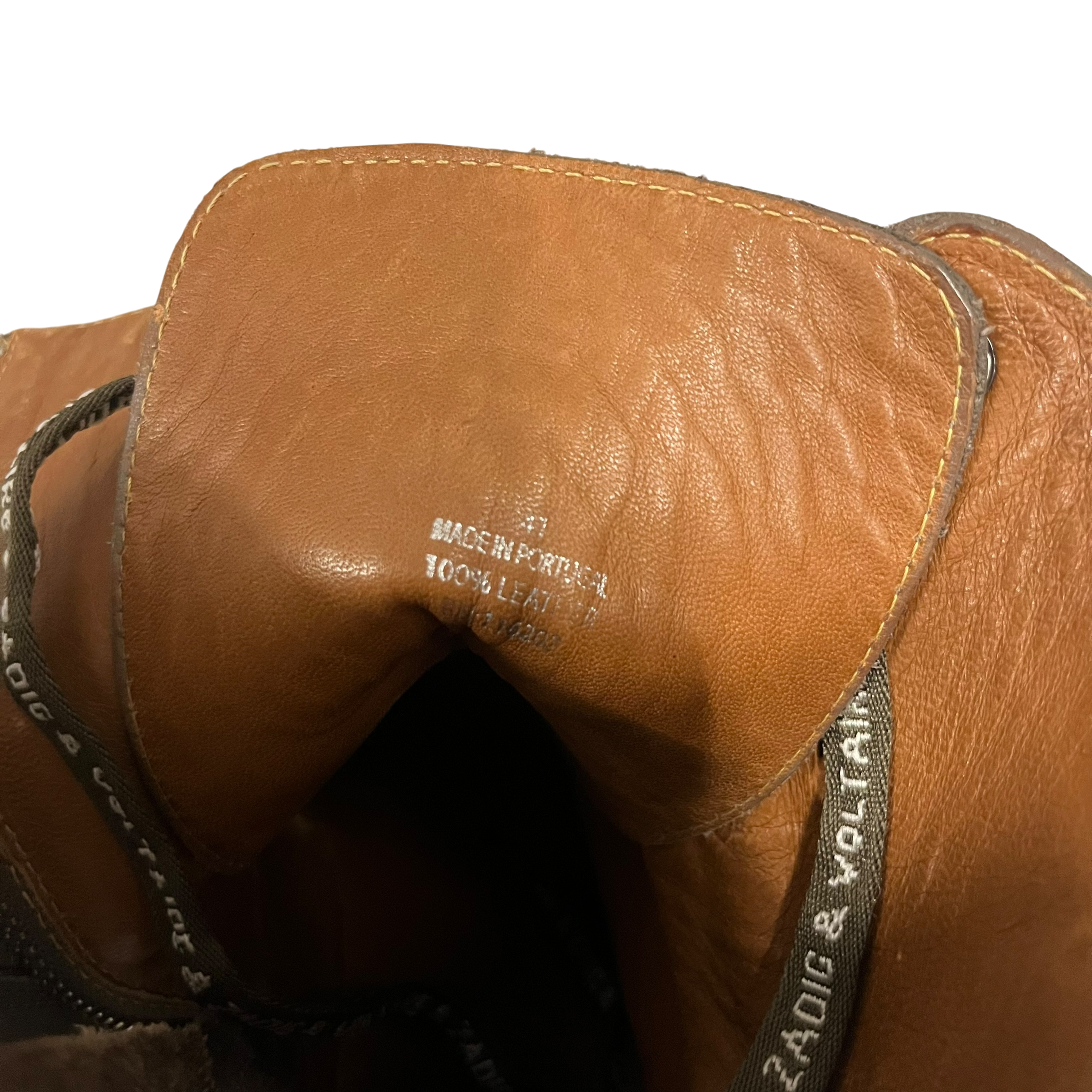 Zadig&Voltaire/Lace Up Boots/EU 41/Leather/KHK/combat boots view 7