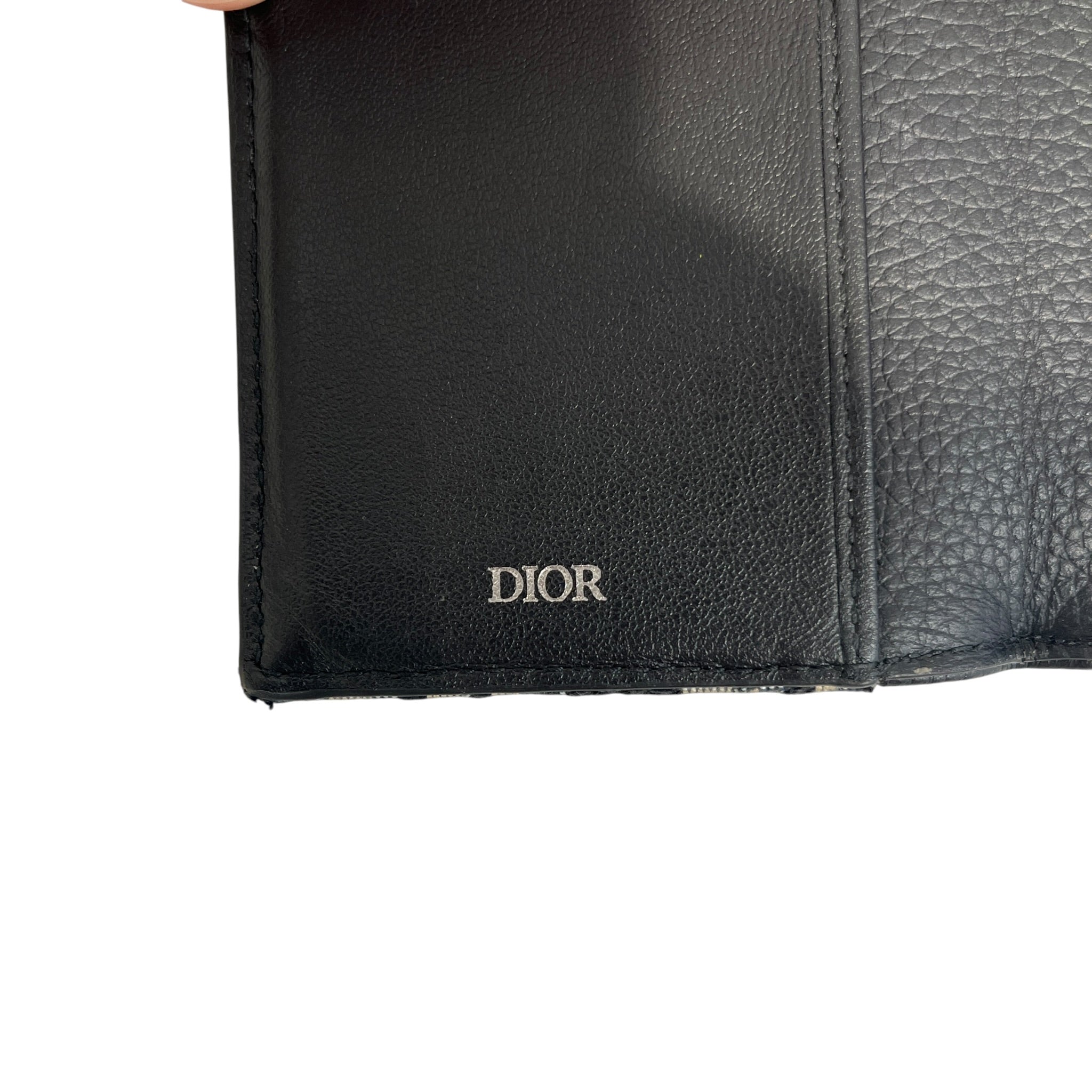 Christian Dior/Bifold Wallet/All Over Print/Leather/KHK/M's/Saddle Bifold Card Holder view 5