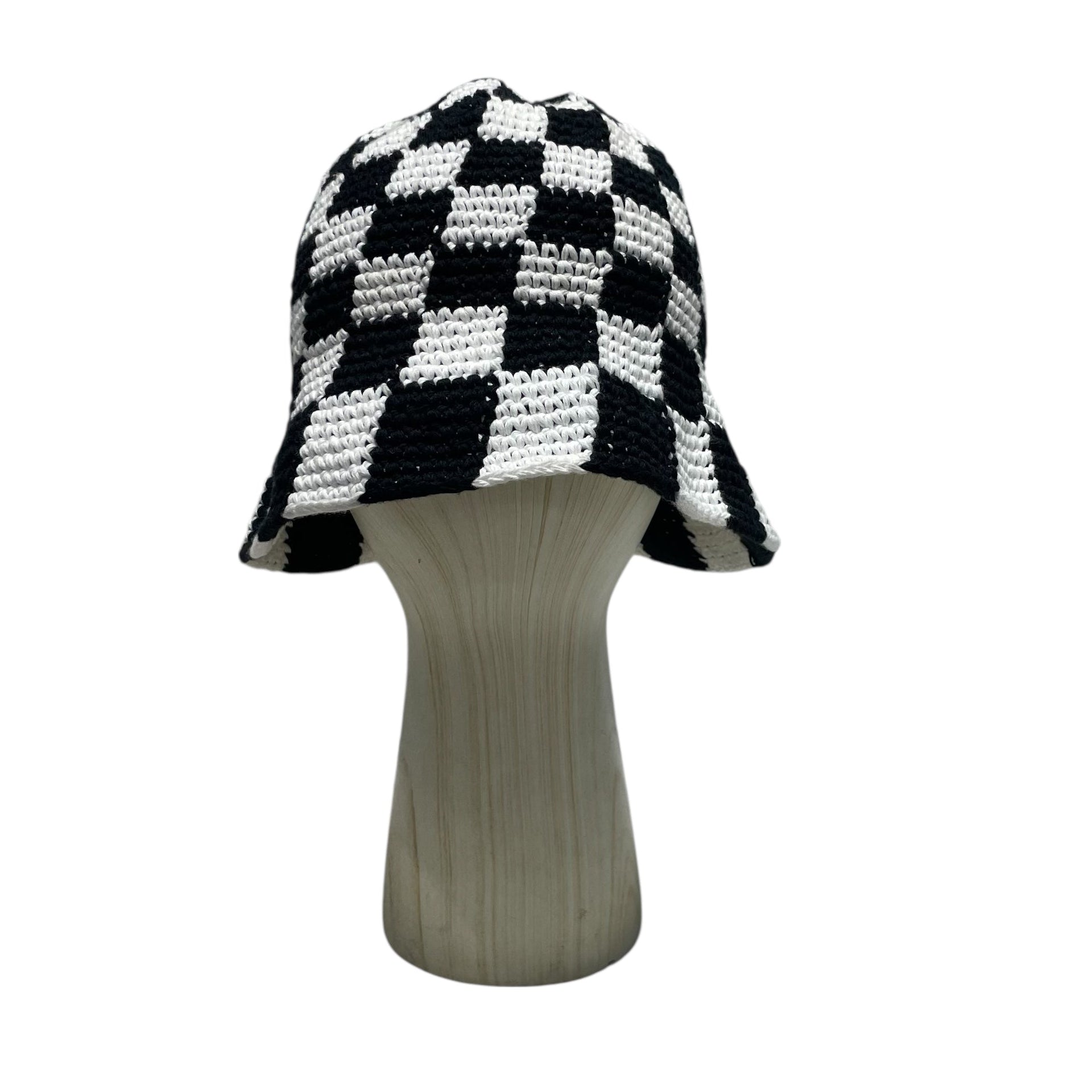 AMIRI/Bucket Hat/Cotton/BLK/white check view 2
