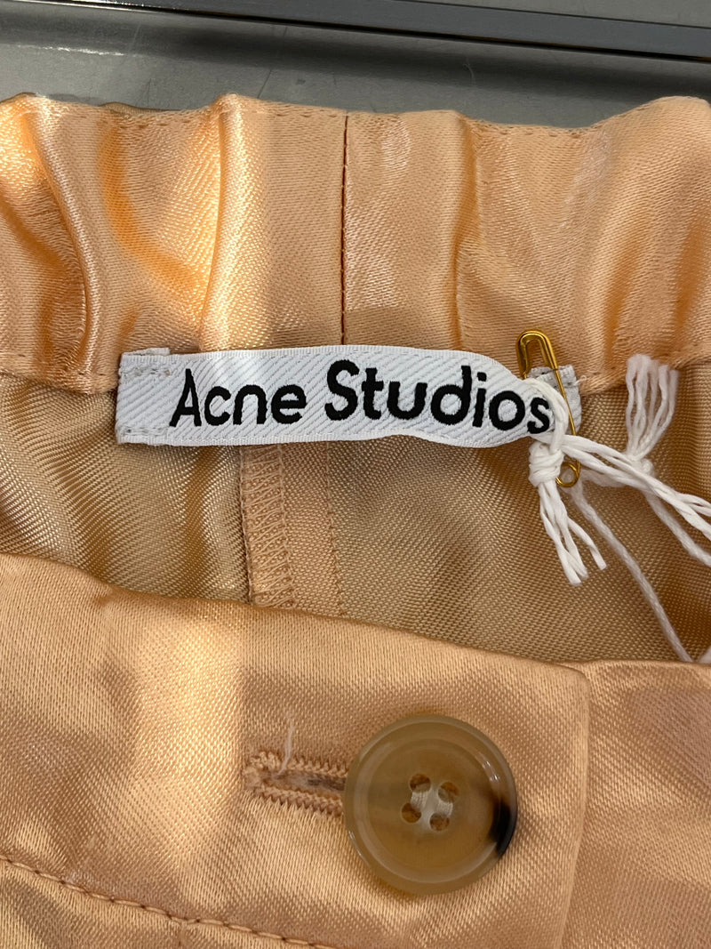 Acne Studios/Shorts/36/Polyester/BEG/CUFFED BOTTOM