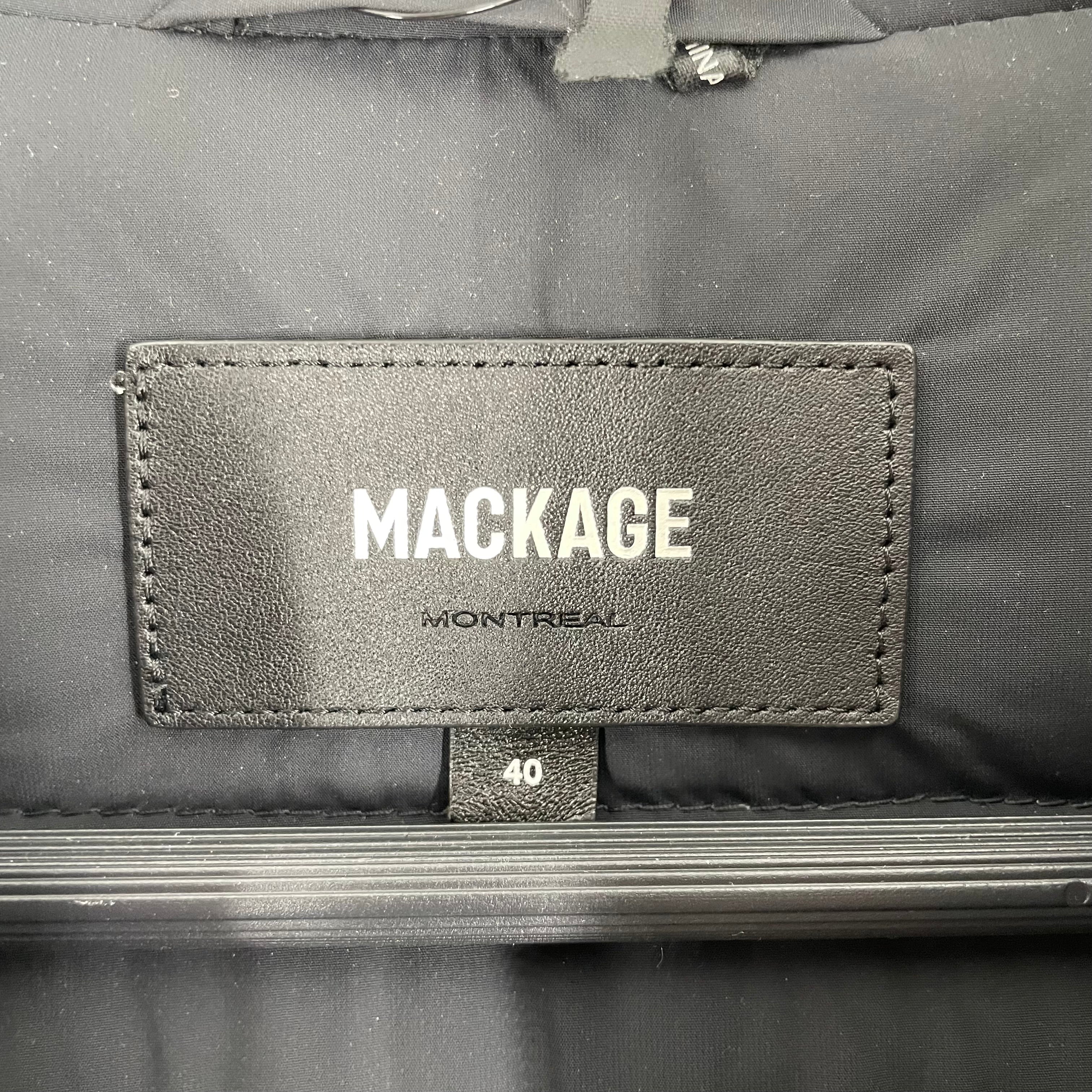 MACKAGE/Jacket/40/Polyester/BLK/QC-031364/73249 view 3