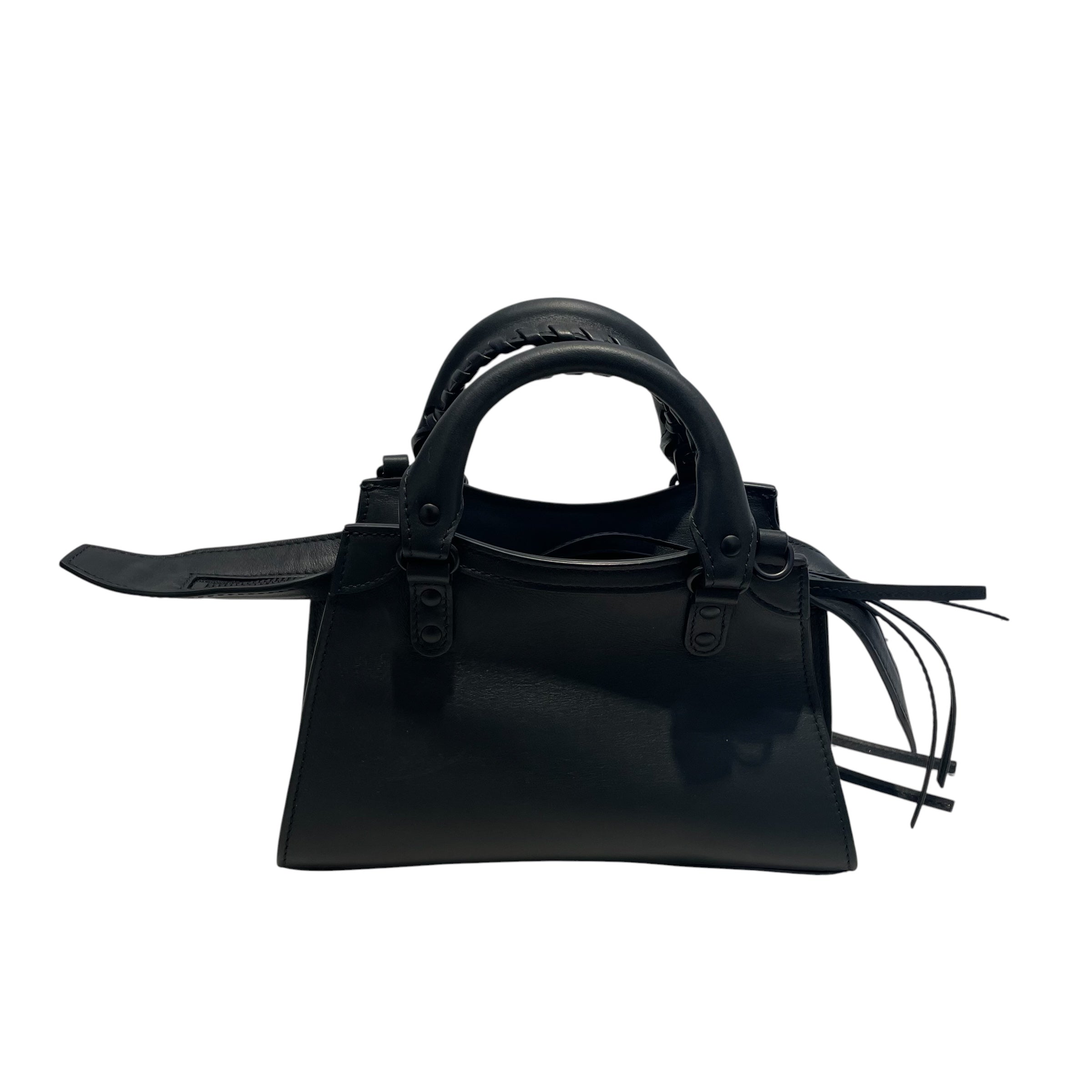 BALENCIAGA/Bag/Leather/BLK/Leather neo classic view 2