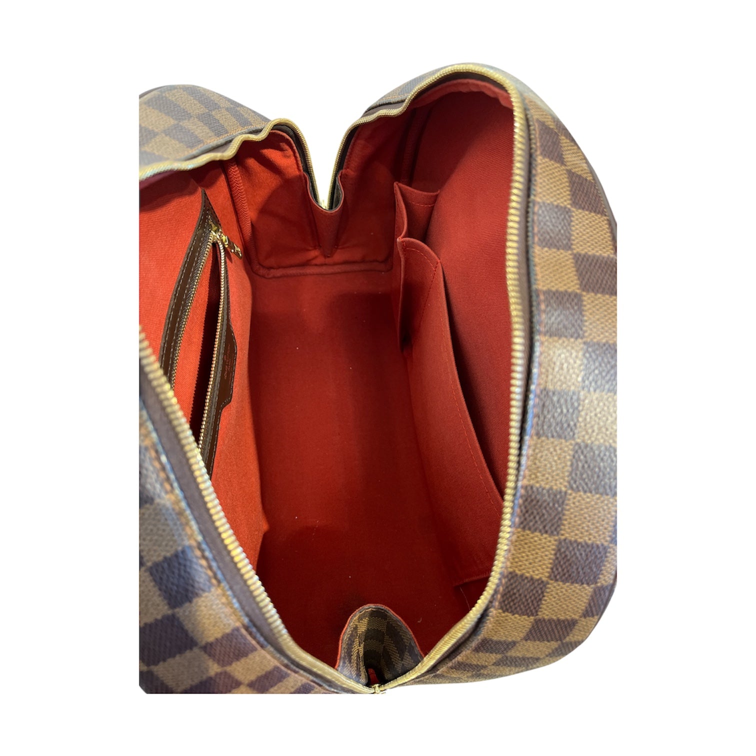 LOUIS VUITTON/Hand Bag/Monogram/Leather/BRW/Damier Ebene Nolita view 4