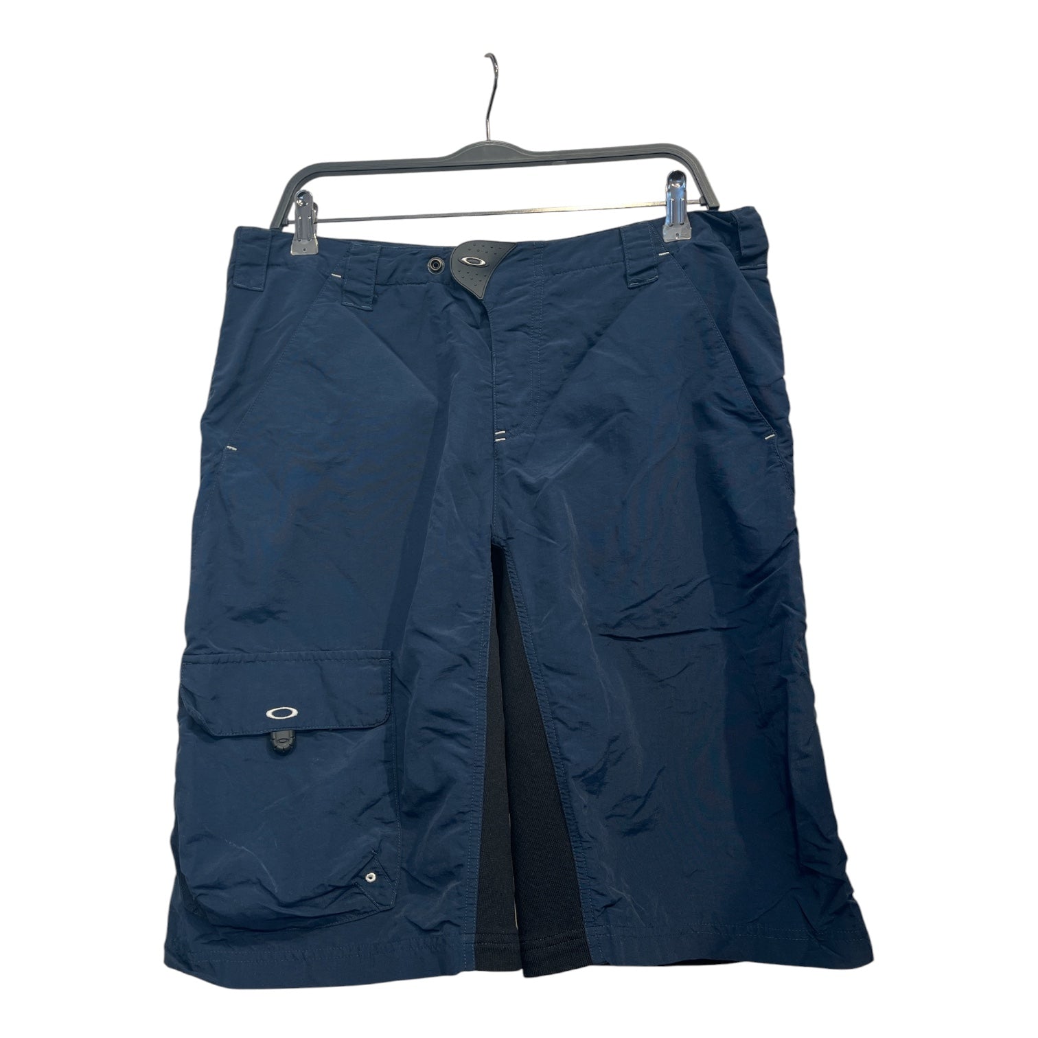OAKLEY/Shorts/L/Nylon/NVY/oakley software shorts view 1