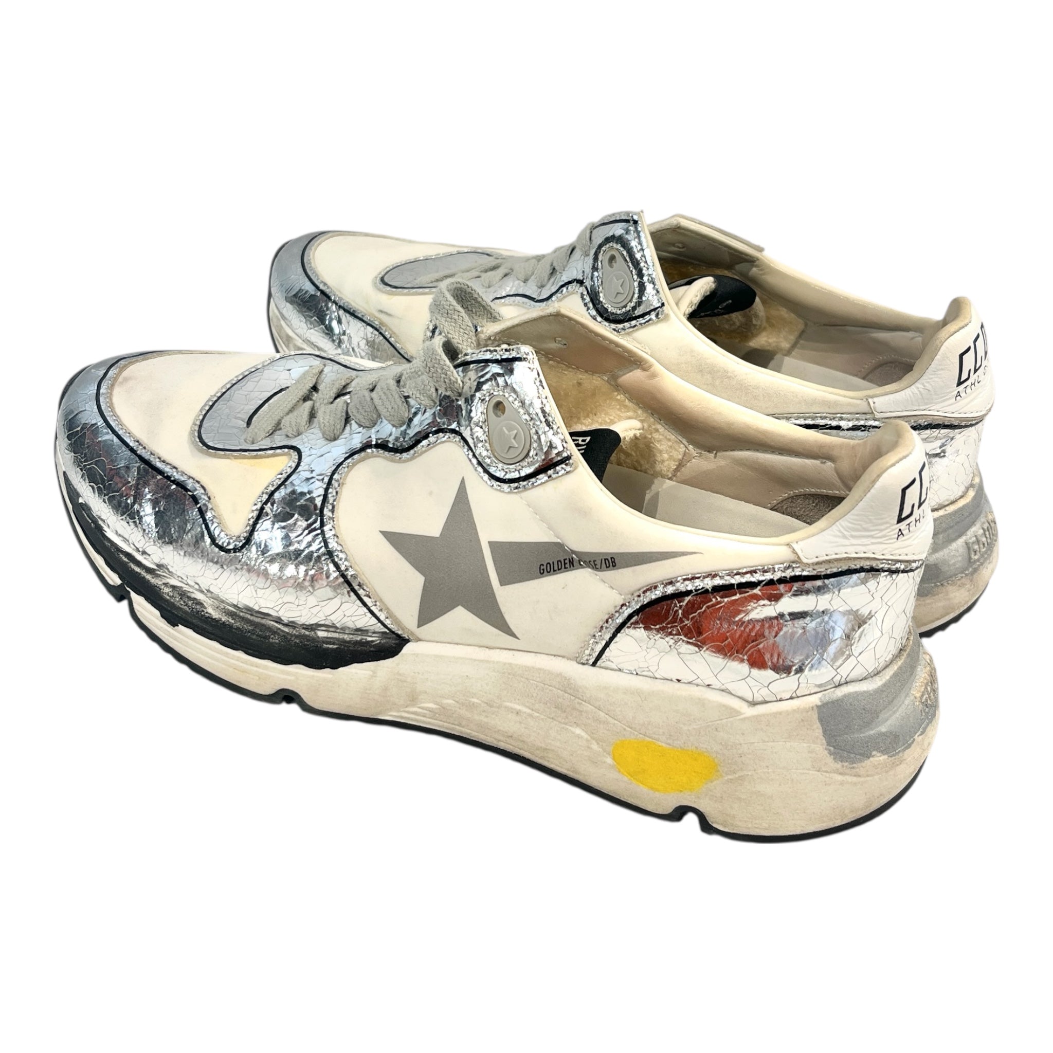 GOLDEN GOOSE/Low-Sneakers/EU 40/CRM/SILVER RUNNING SHOES view 2