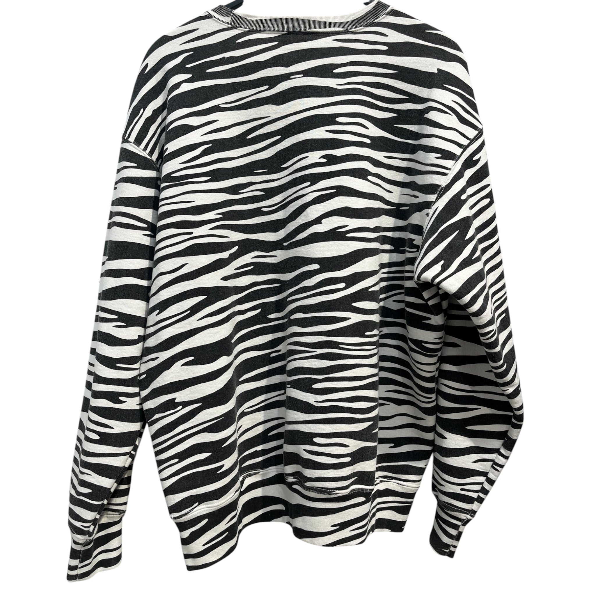 Supreme/Sweatshirt/L/Animal Pattern/Cotton/WHT/ZEBRA PATTERN SWEATSHIRT view 2