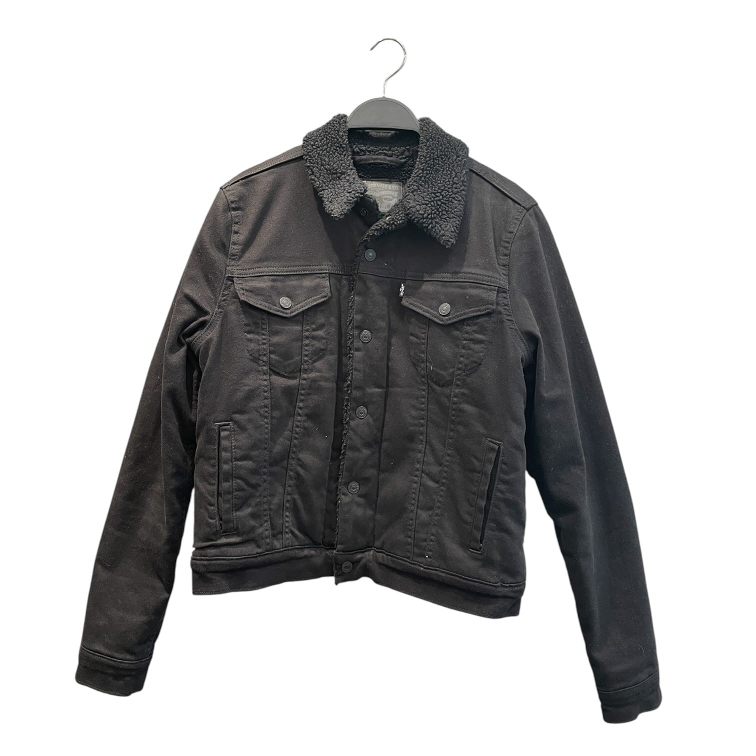 Levi's/Jacket/M/BLK/Sherpa Lined snap button black view 1