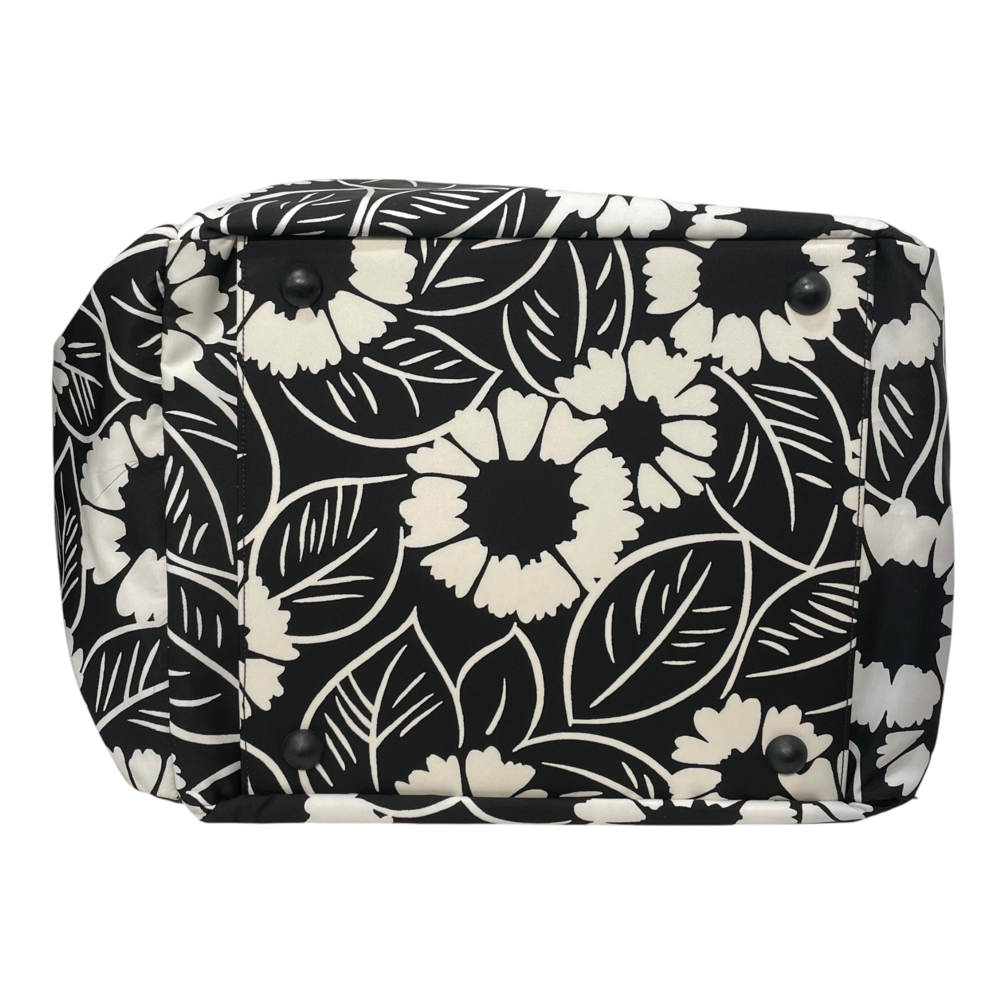 PRADA/Bag/FREE/Floral Pattern/Nylon/BLK/TRIANGLE BAG SIDE BAG view 4