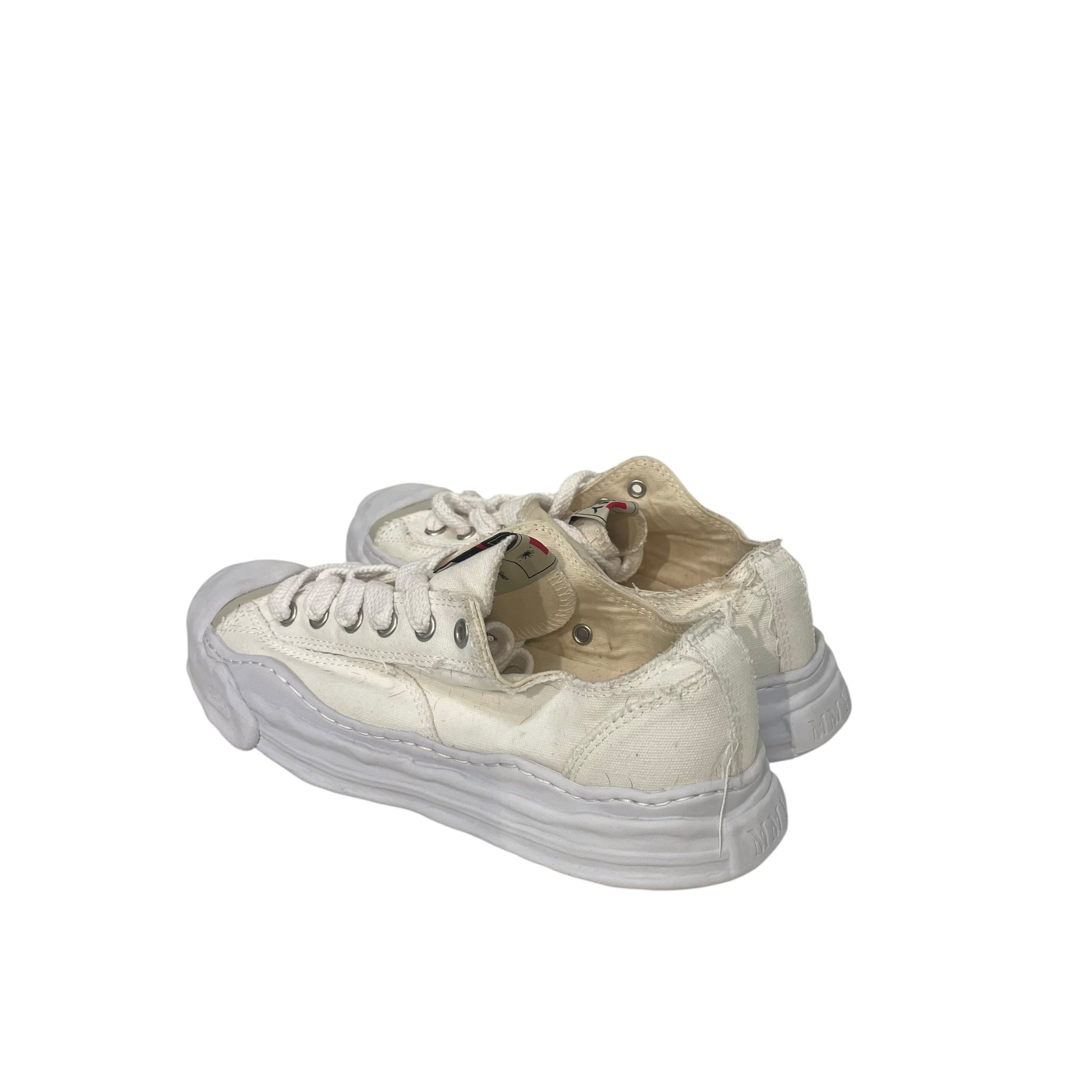 MIHARA YASUHIRO/Low-Sneakers/EU 45/Cotton/CRM/Hank OG Sole Canvas view 2
