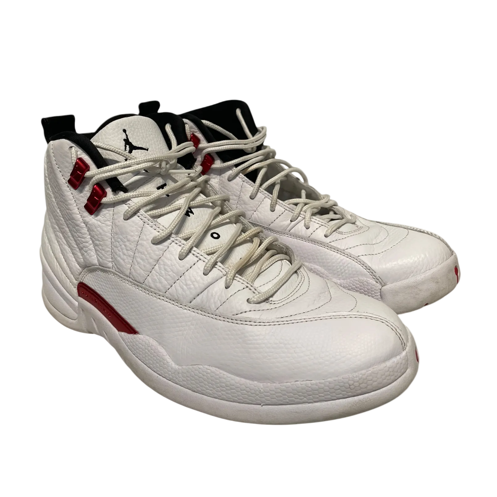 NIKE/AIR JORDAN 12 RETRO/Hi-Sneakers/US 12/Leather/WHT/CT8013-106 view 1
