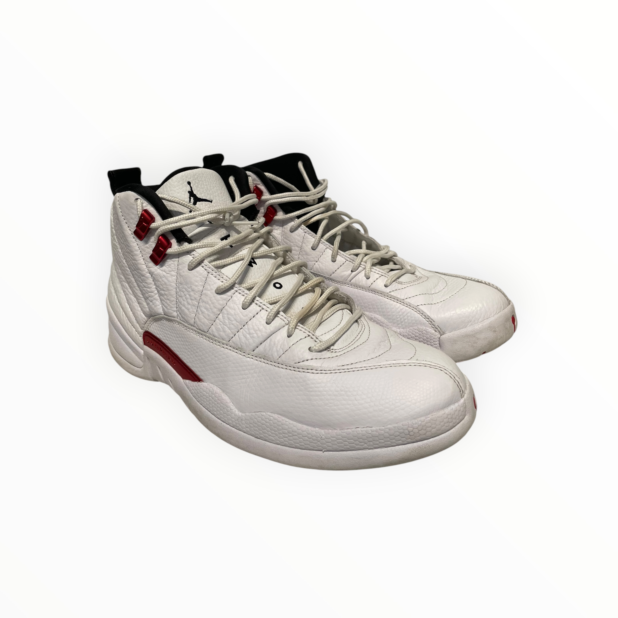 NIKE/AIR JORDAN 12 RETRO/Hi-Sneakers/US 12/Leather/WHT/CT8013-106 view 1
