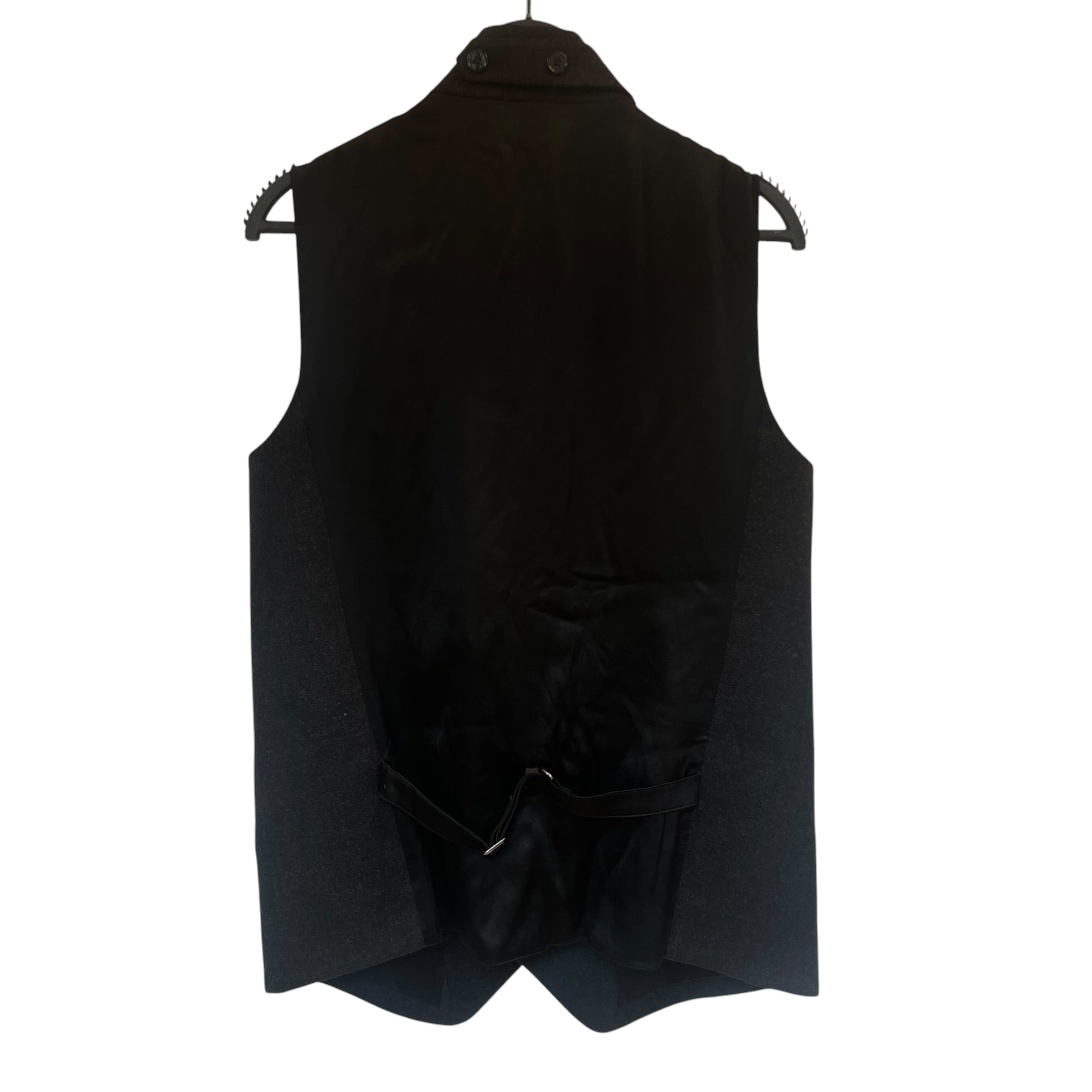 DOLCE&GABBANA/Vest/42/Wool/BLK/buckle back view 2