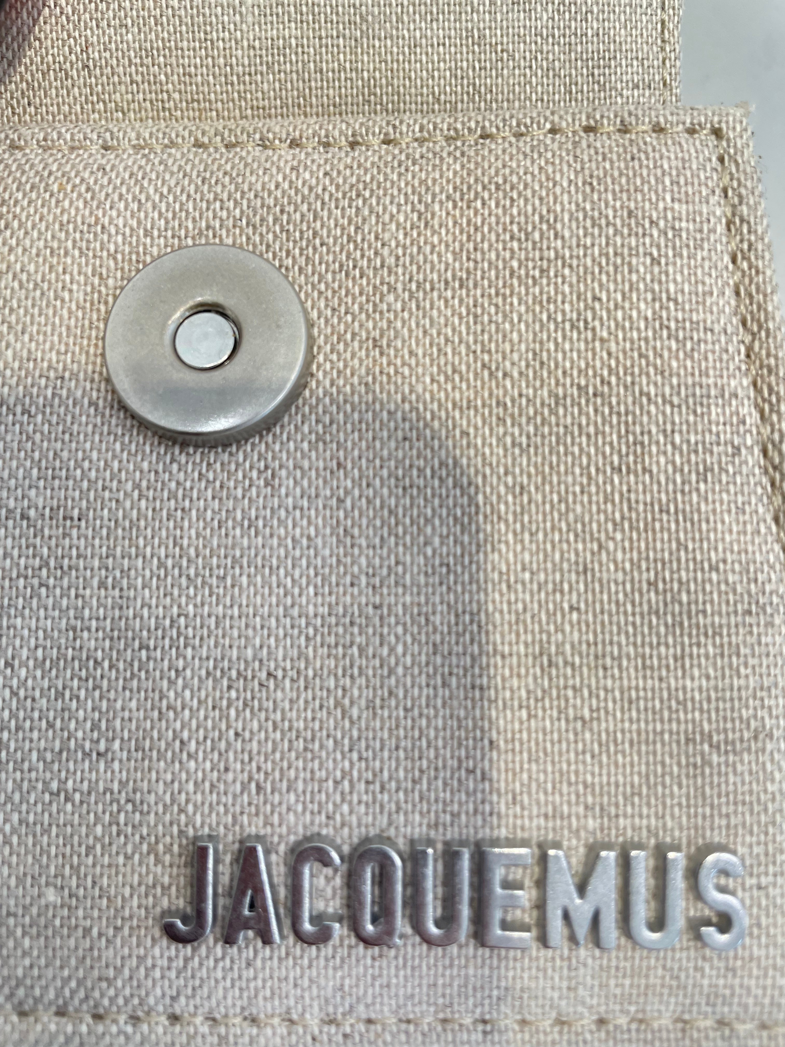 JACQUEMUS/Hand Bag/Cotton/BEG/CROSSBODY BAG view 7