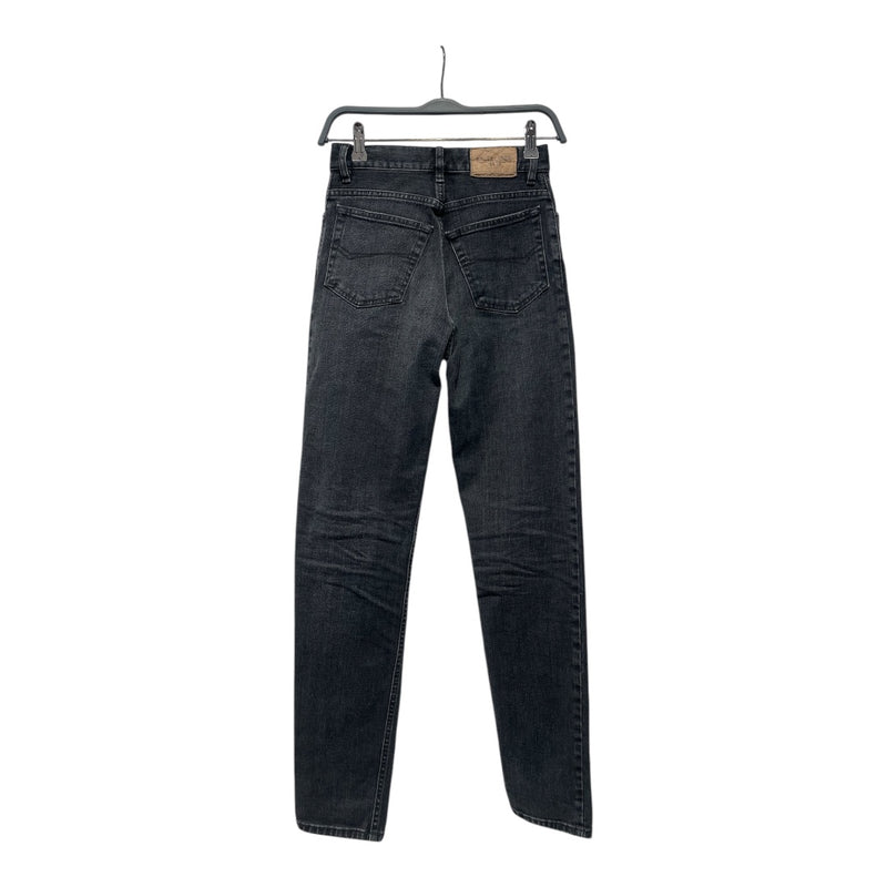 BALENCIAGA/Straight Pants/25/Denim/BLK/BLK STRAIGHT CUT DENIM