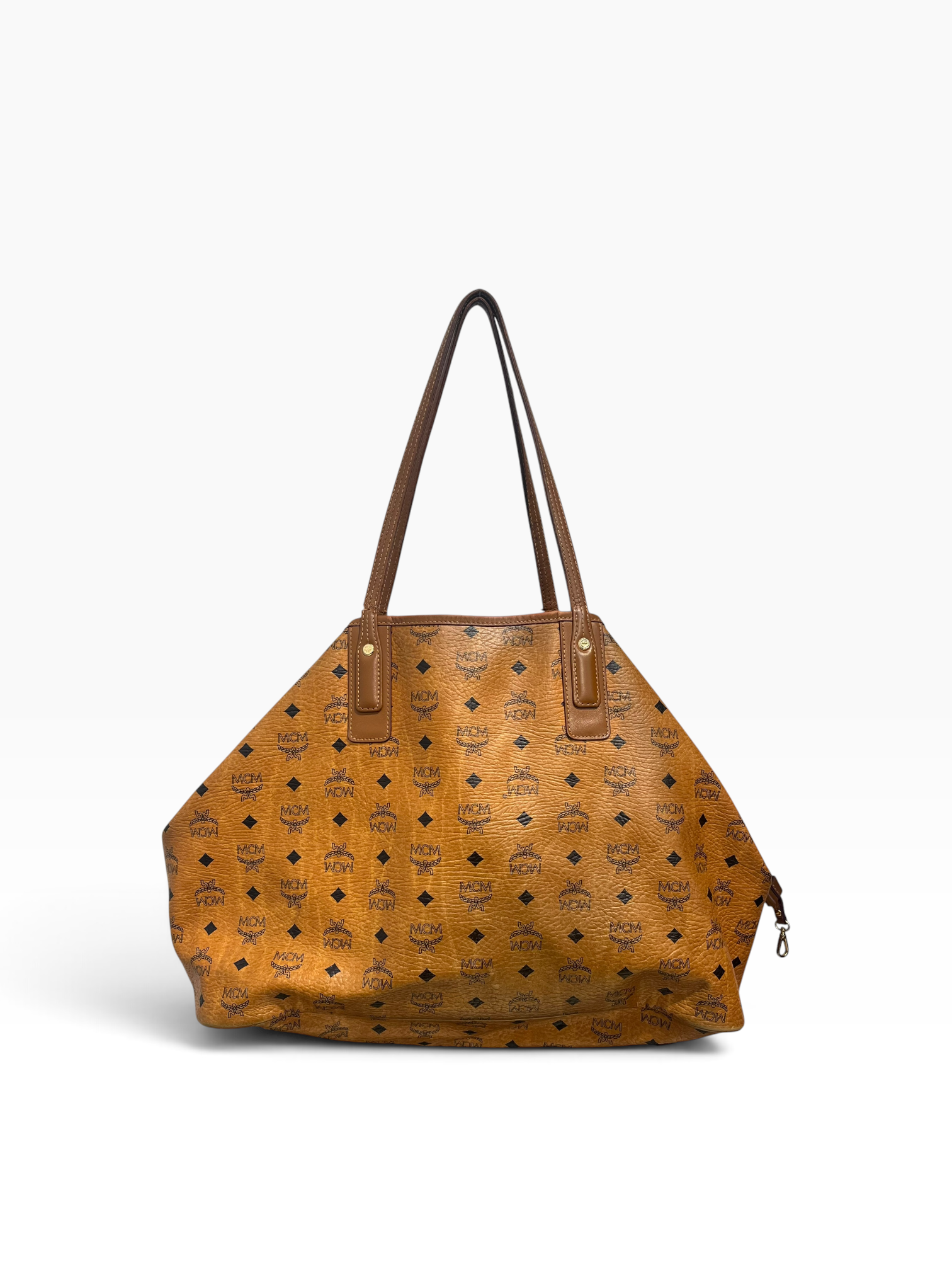 MCM/Tote Bag/Monogram/Leather/BRW/reversible view 2