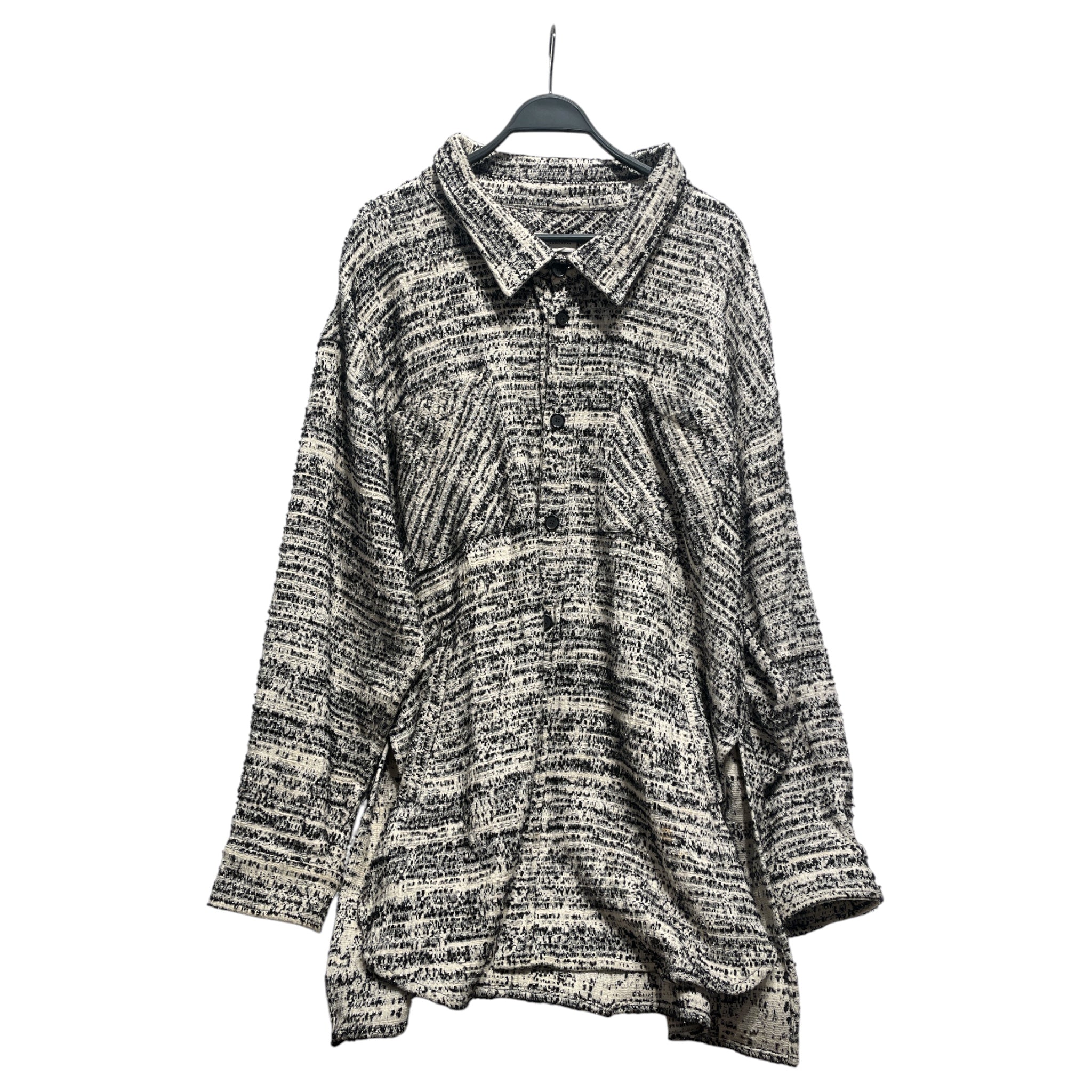 Faith Connexion/Jacket/Stripe/Cotton/WHT/Striped Button Glitter Jacket view 1